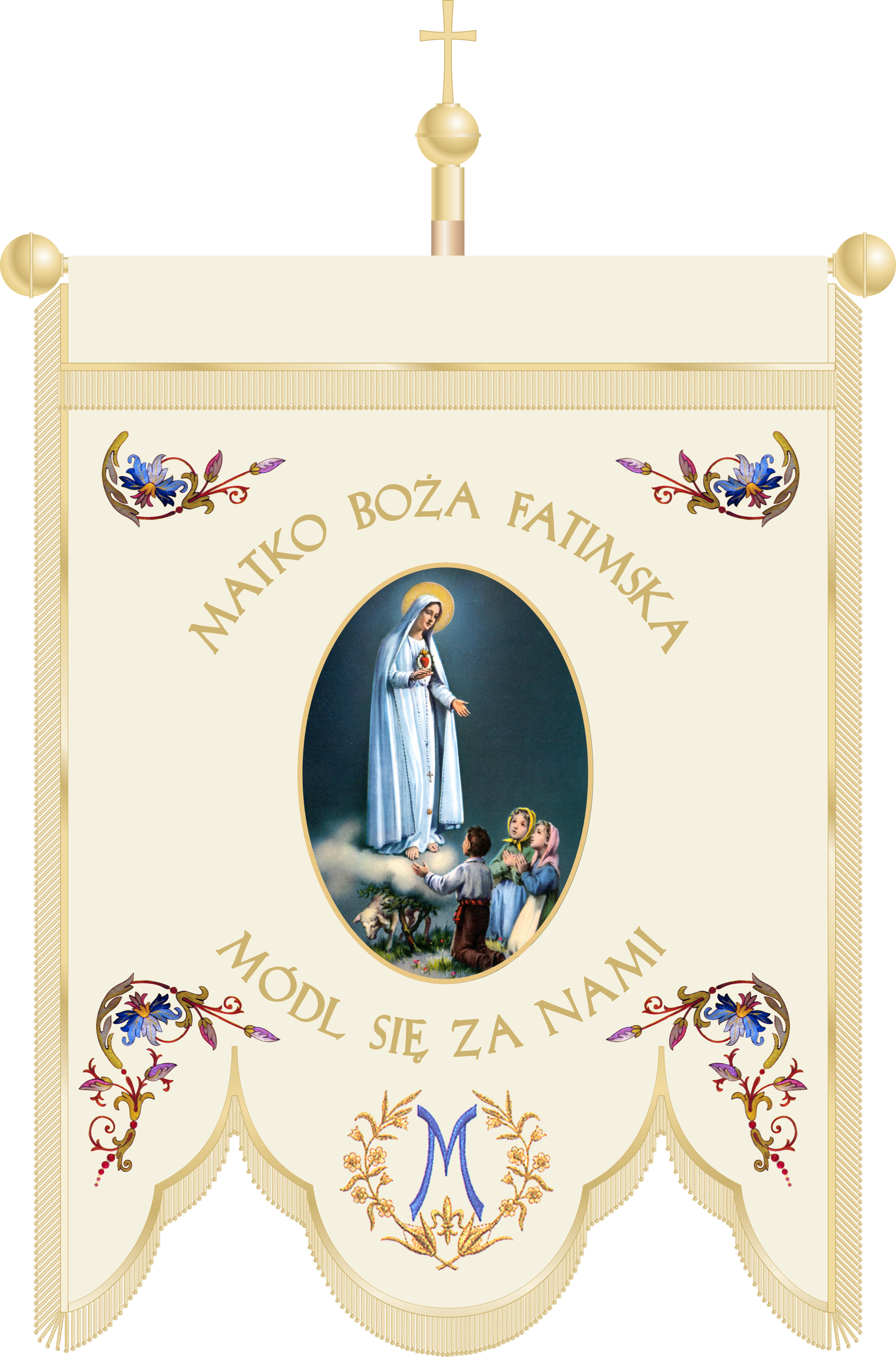 Chorągiew kościelna CHA 015