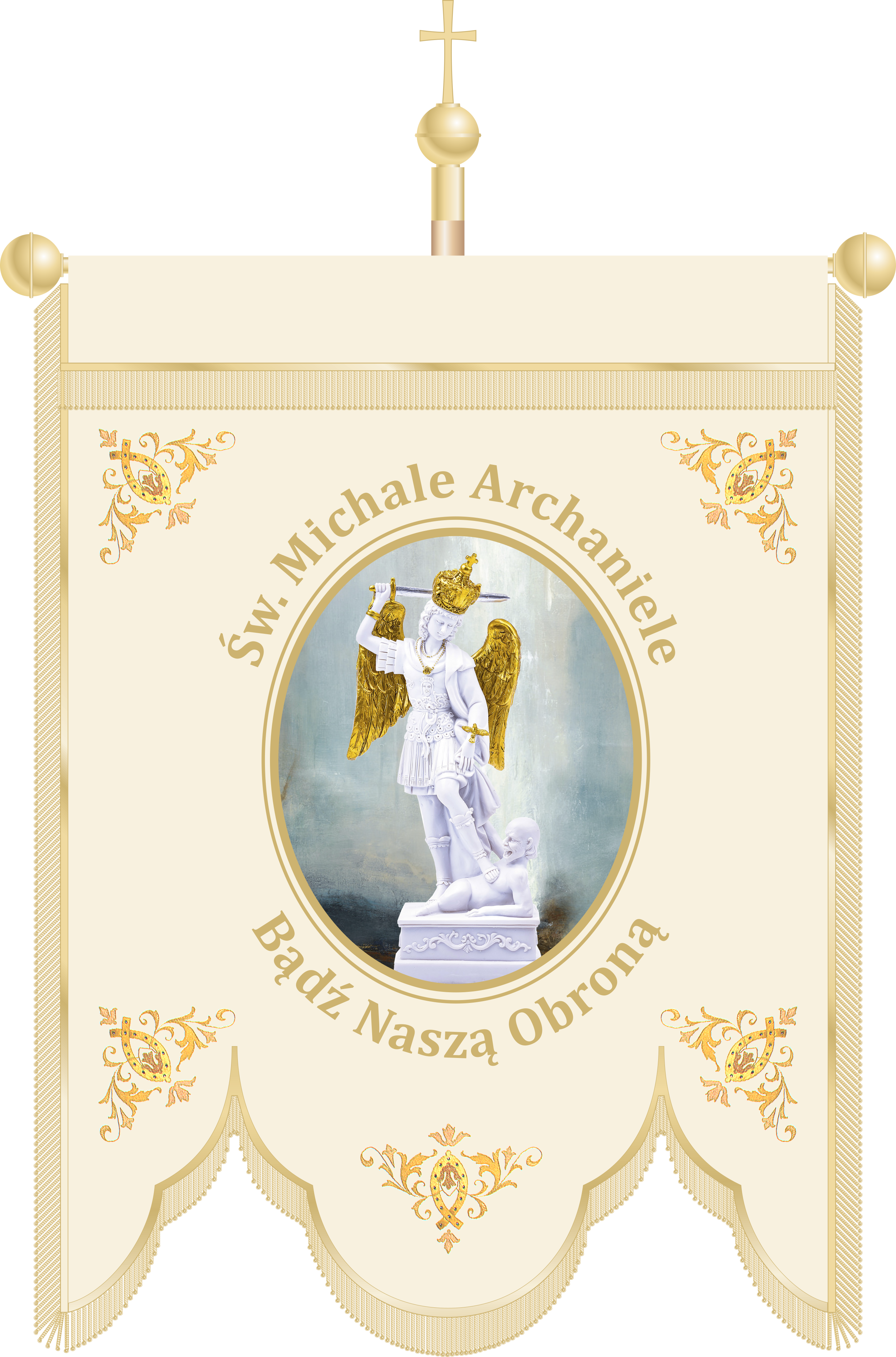 Chorągiew kościelna CHA 044