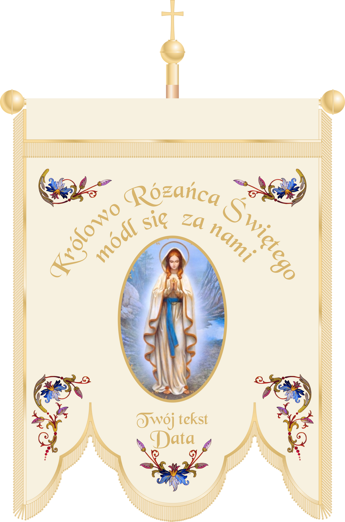 Chorągiew kościelna CHA 008