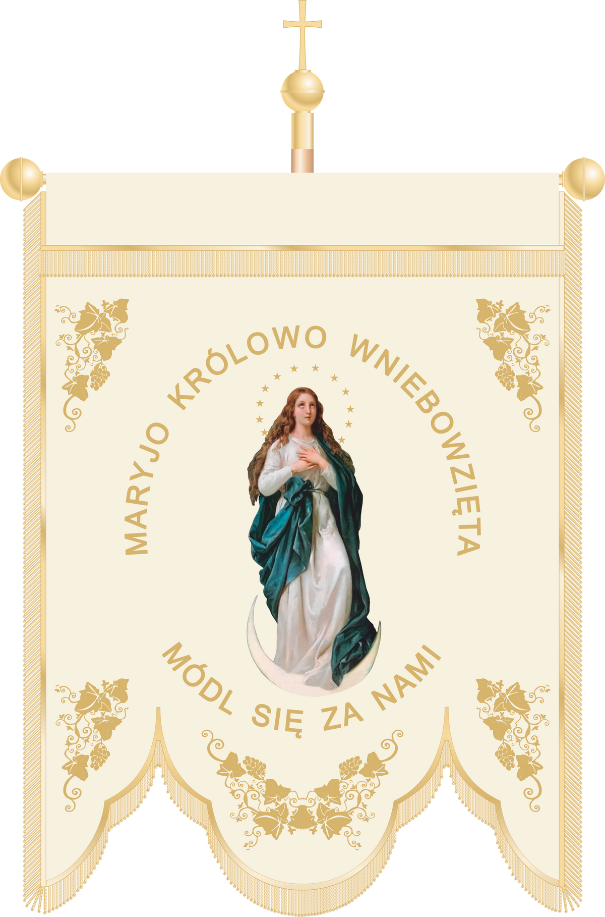 Chorągiew kościelna CHA 012