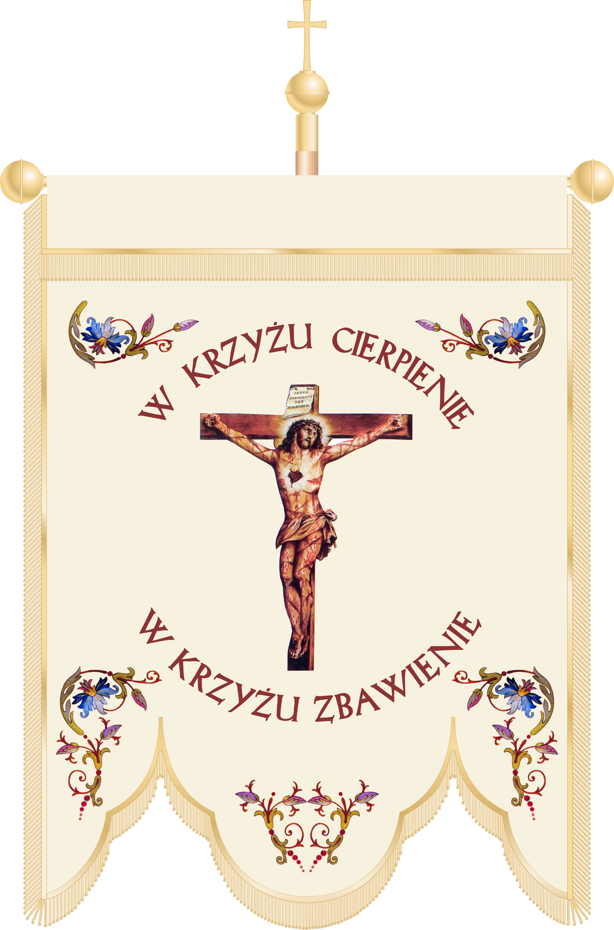 Chorągiew kościelna CHA 022