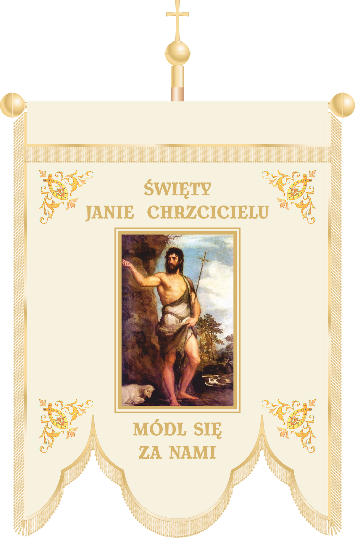 Chorągiew kościelna CHA 025
