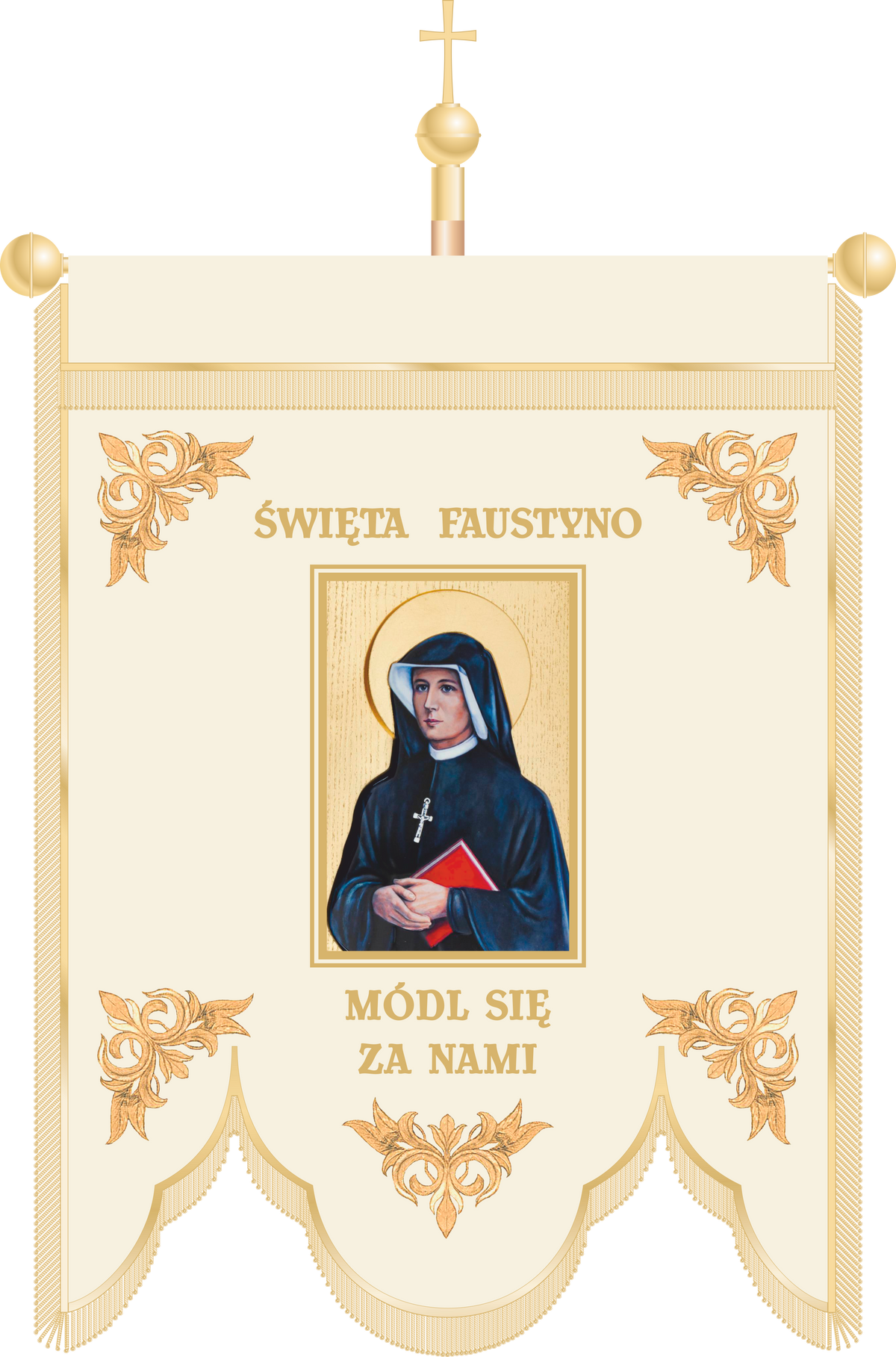 Chorągiew kościelna CHA 032