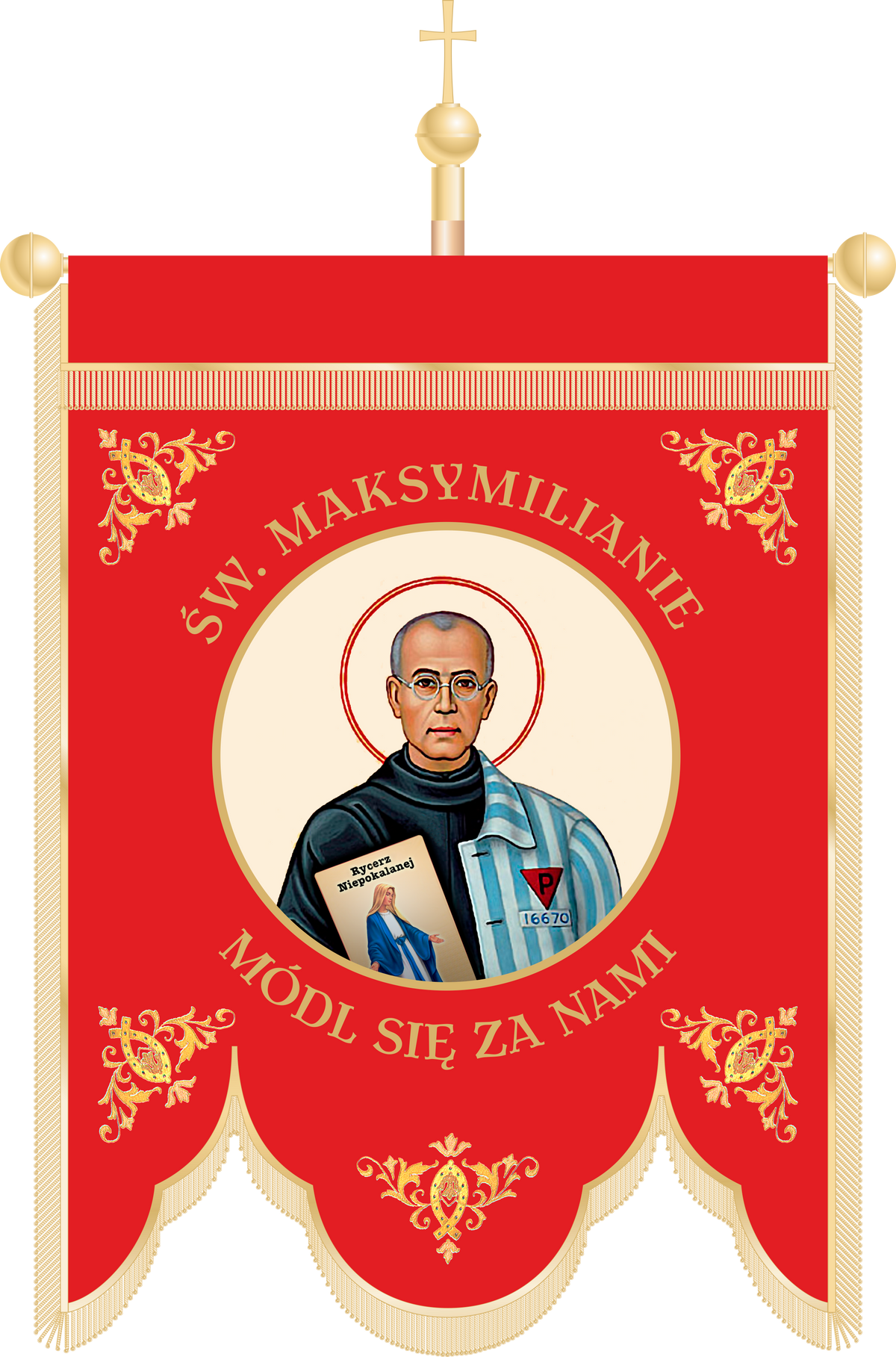 Chorągiew kościelna CHA 037