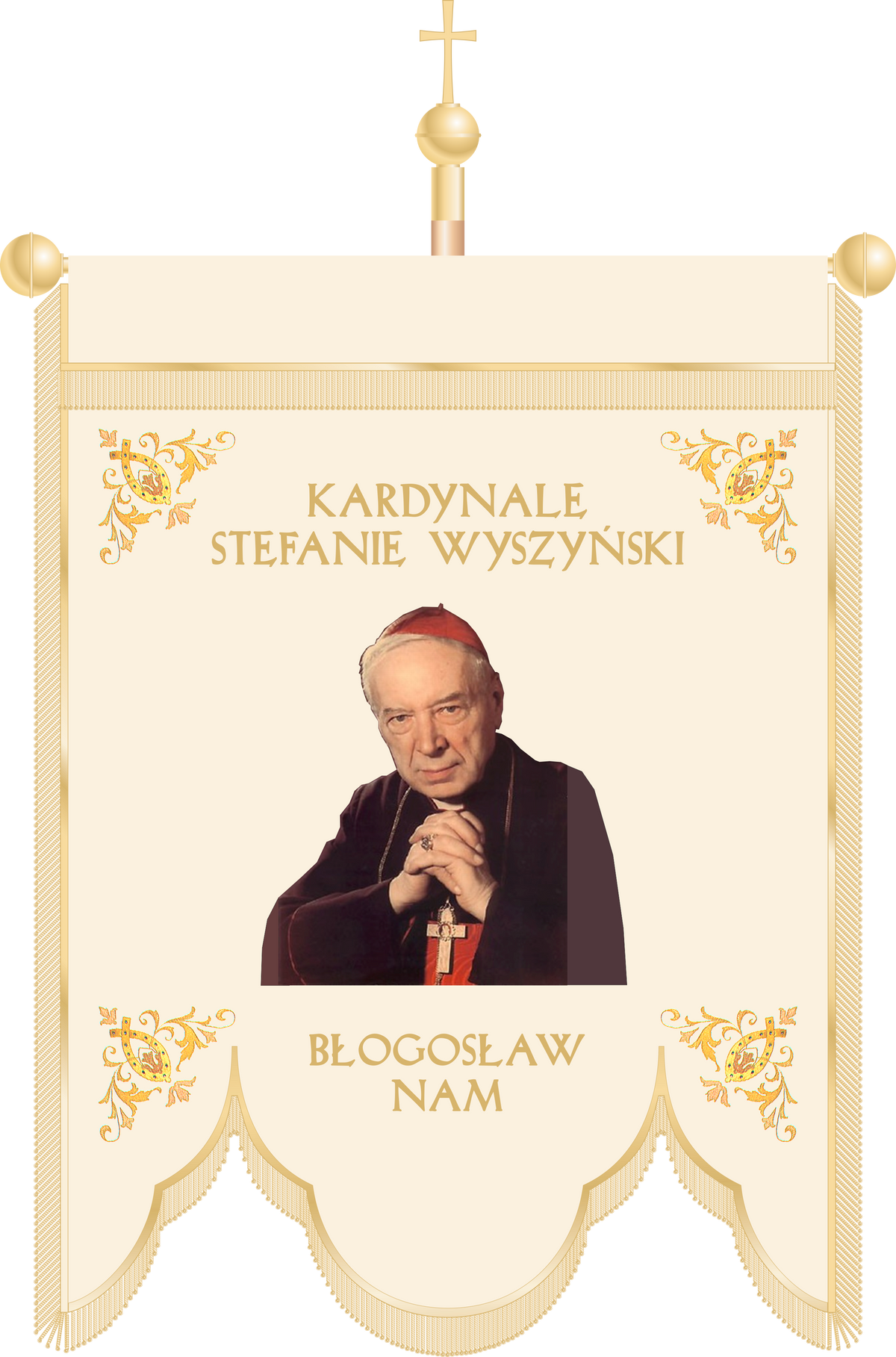 Chorągiew kościelna CHA 046