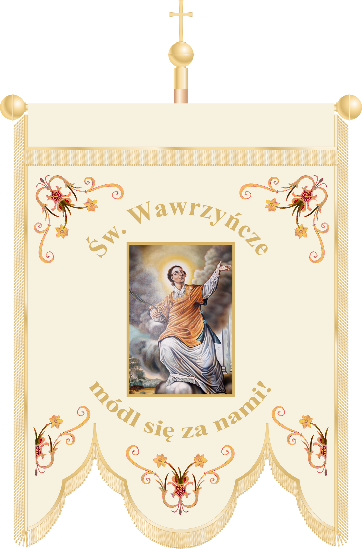 Chorągiew kościelna CHA 052