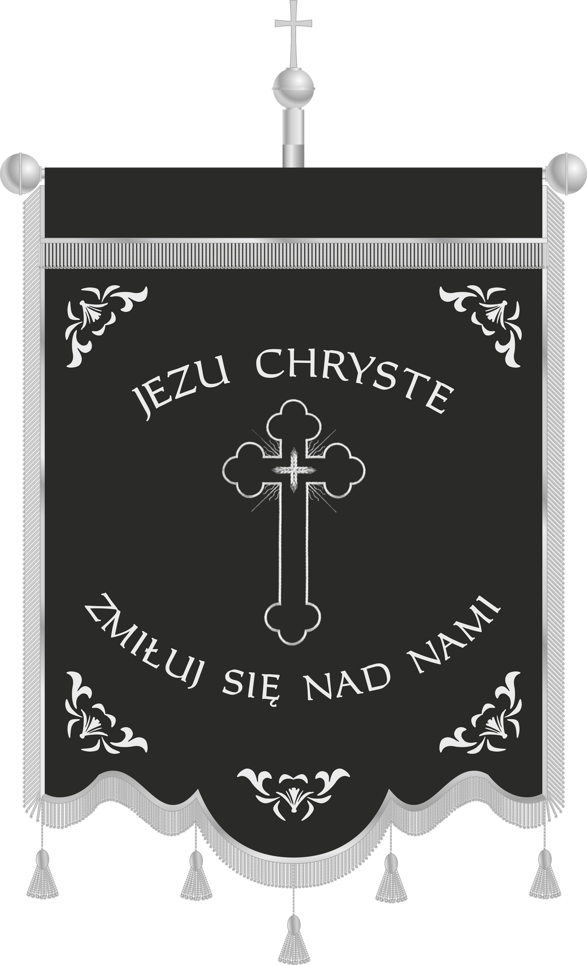 Chorągiew pogrzebowa CHP 016
