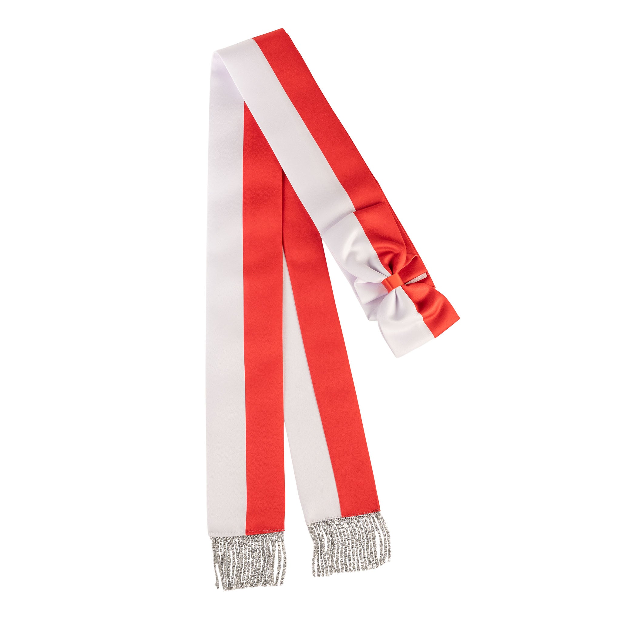 Szarfa biało-czerwona do pocztu Sztandarowego