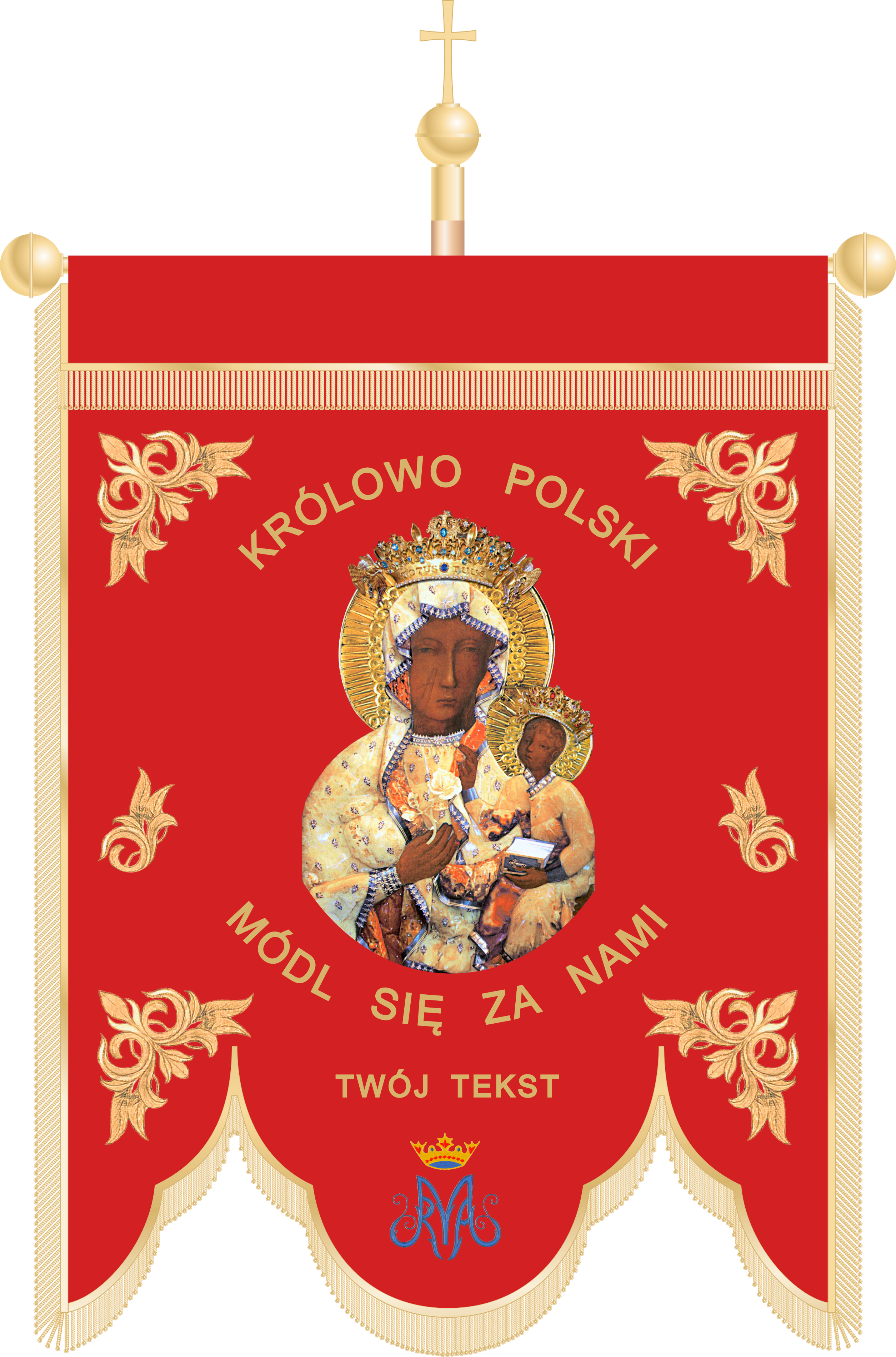 Chorągiew kościelna CHA 002