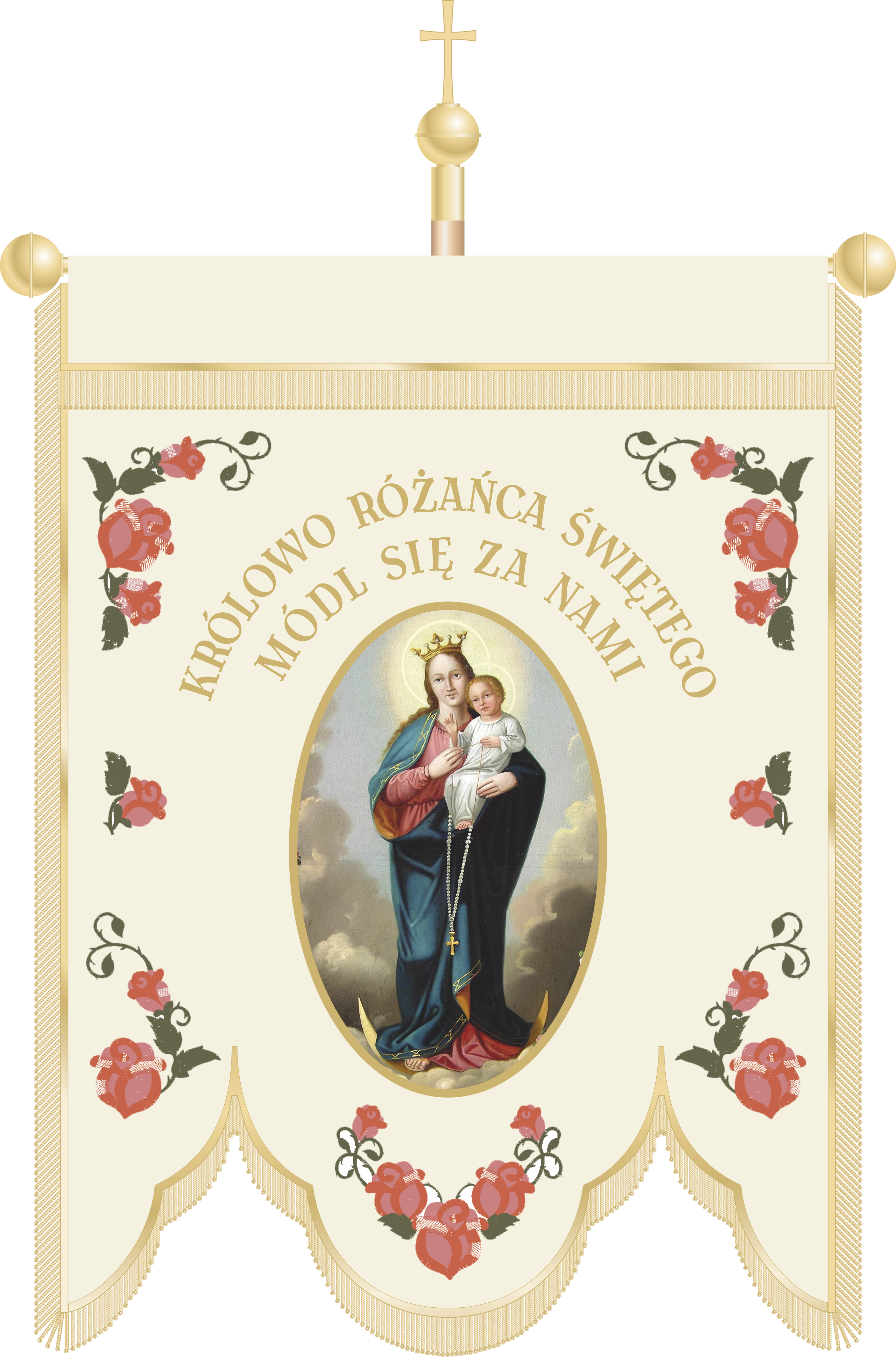 Chorągiew kościelna CHA 004