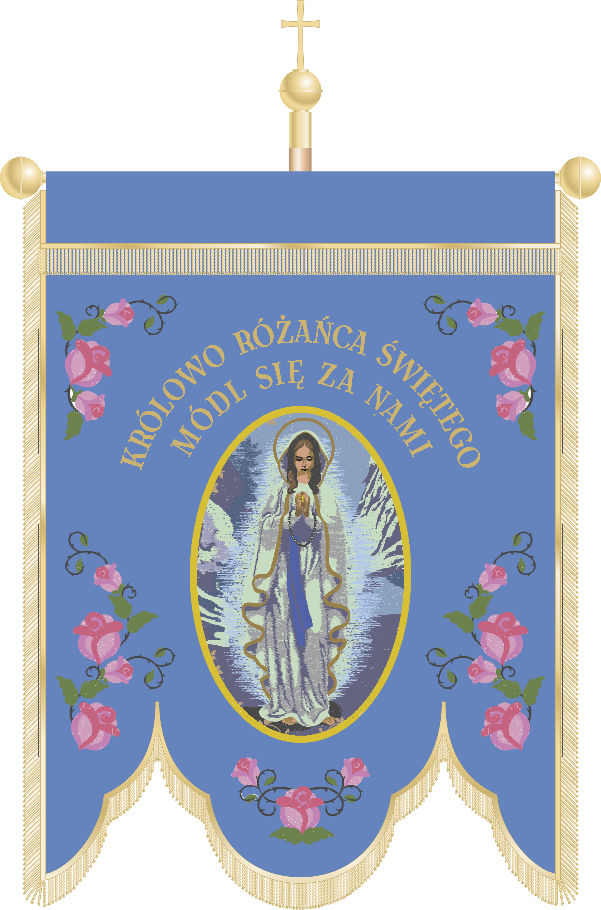 Chorągiew kościelna CHA 005