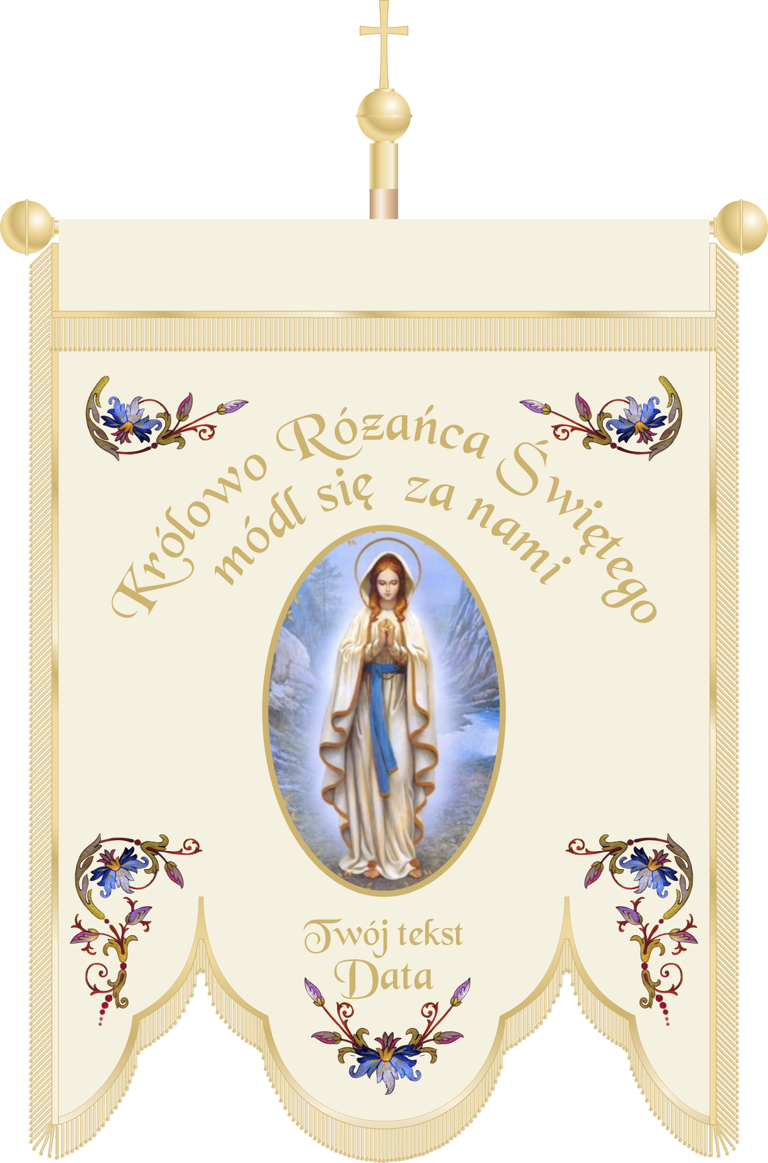 Chorągiew kościelna CHA 008