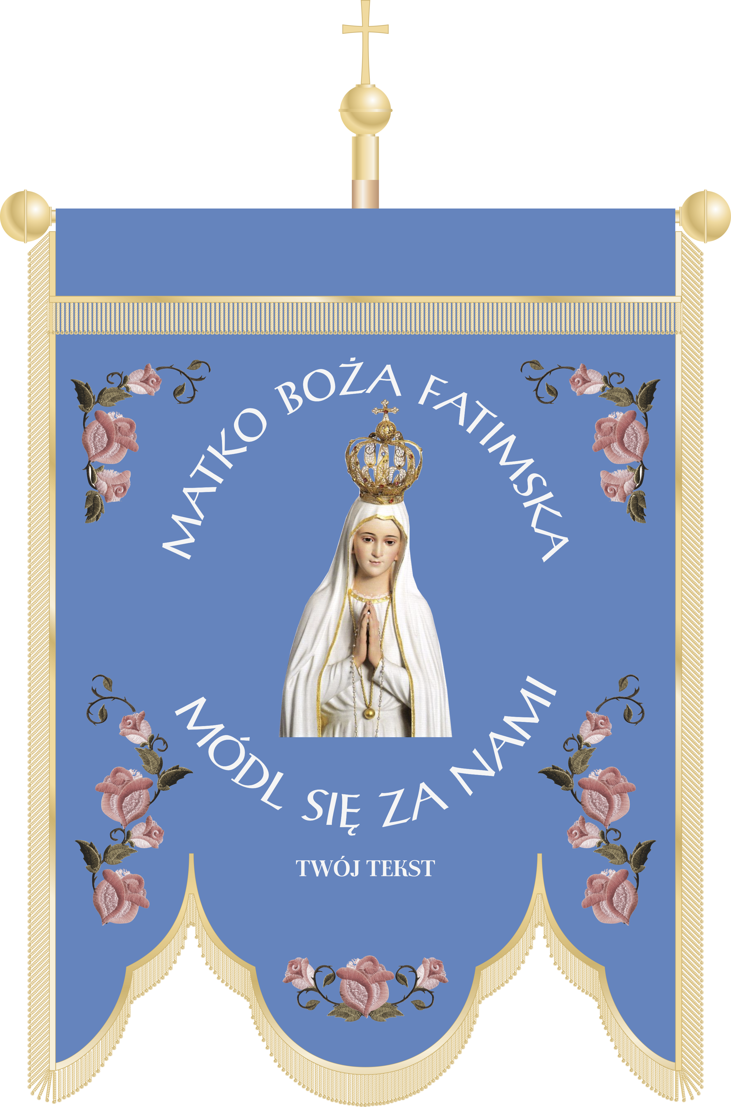 Chorągiew kościelna CHA 009