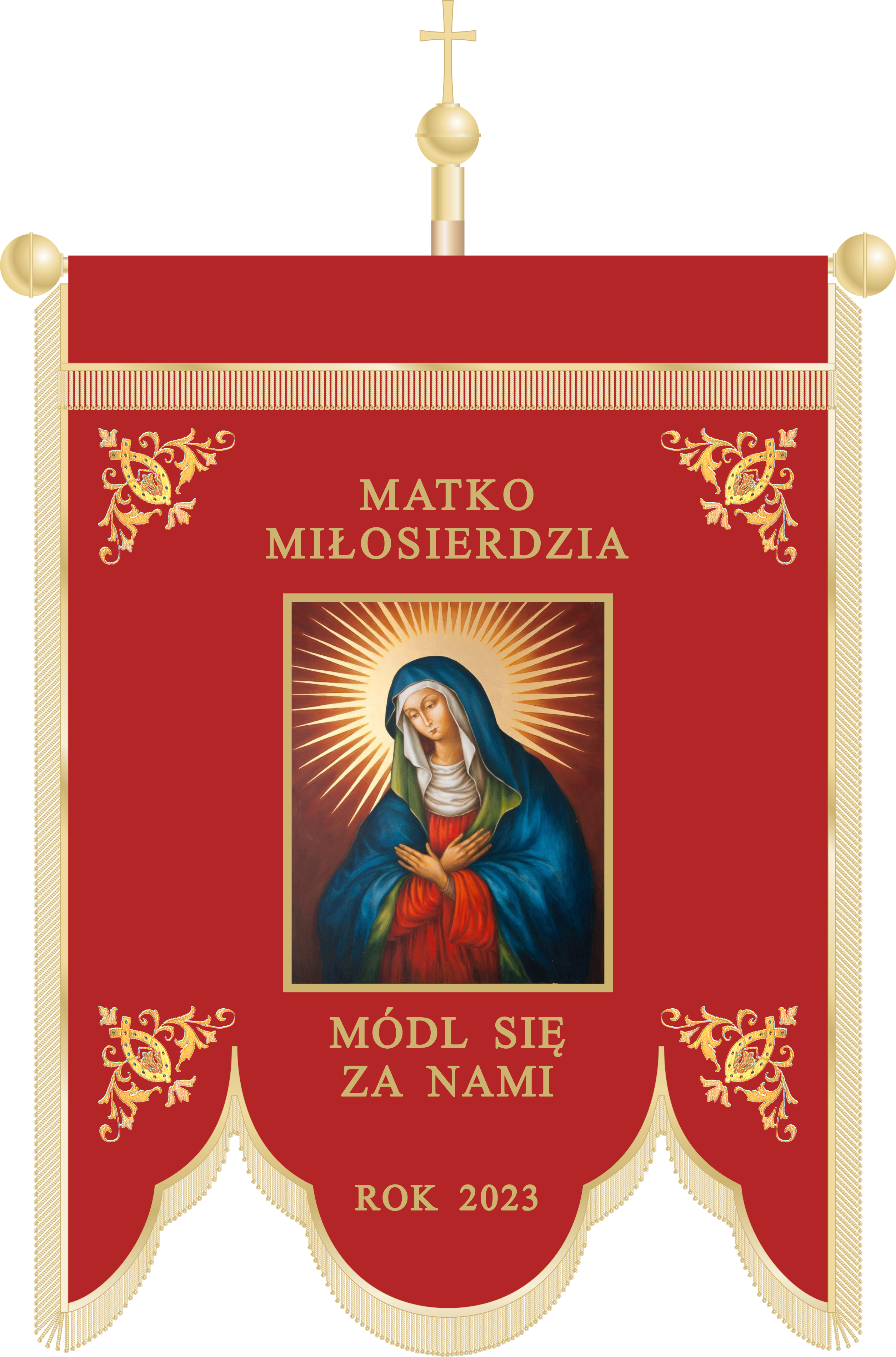 Chorągiew kościelna CHA 010