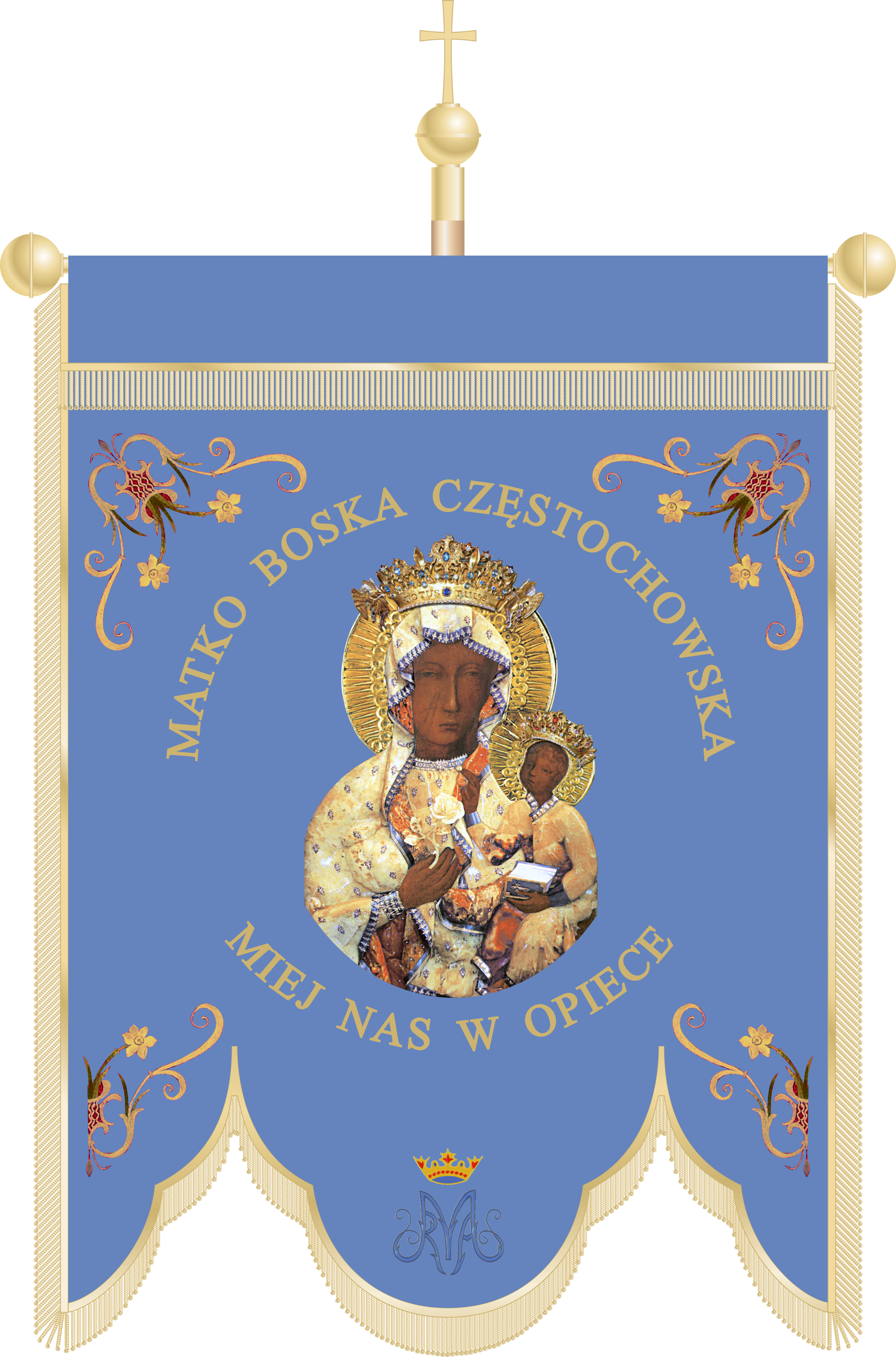 Chorągiew kościelna CHA 011