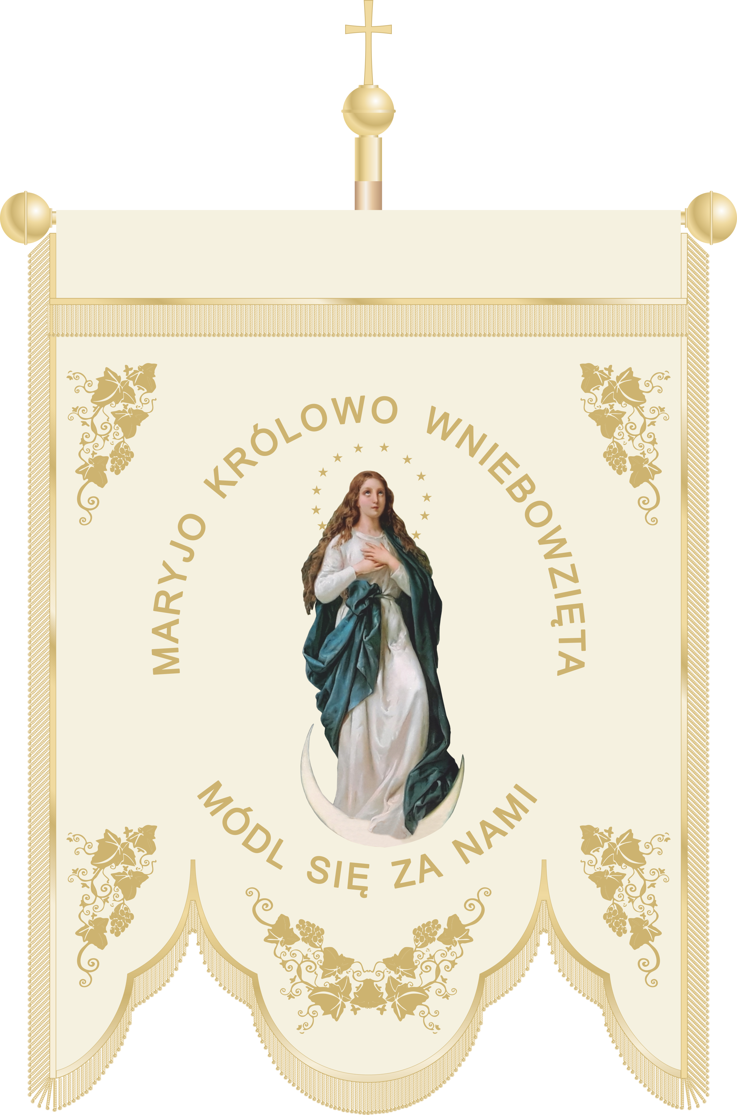 Chorągiew kościelna CHA 012