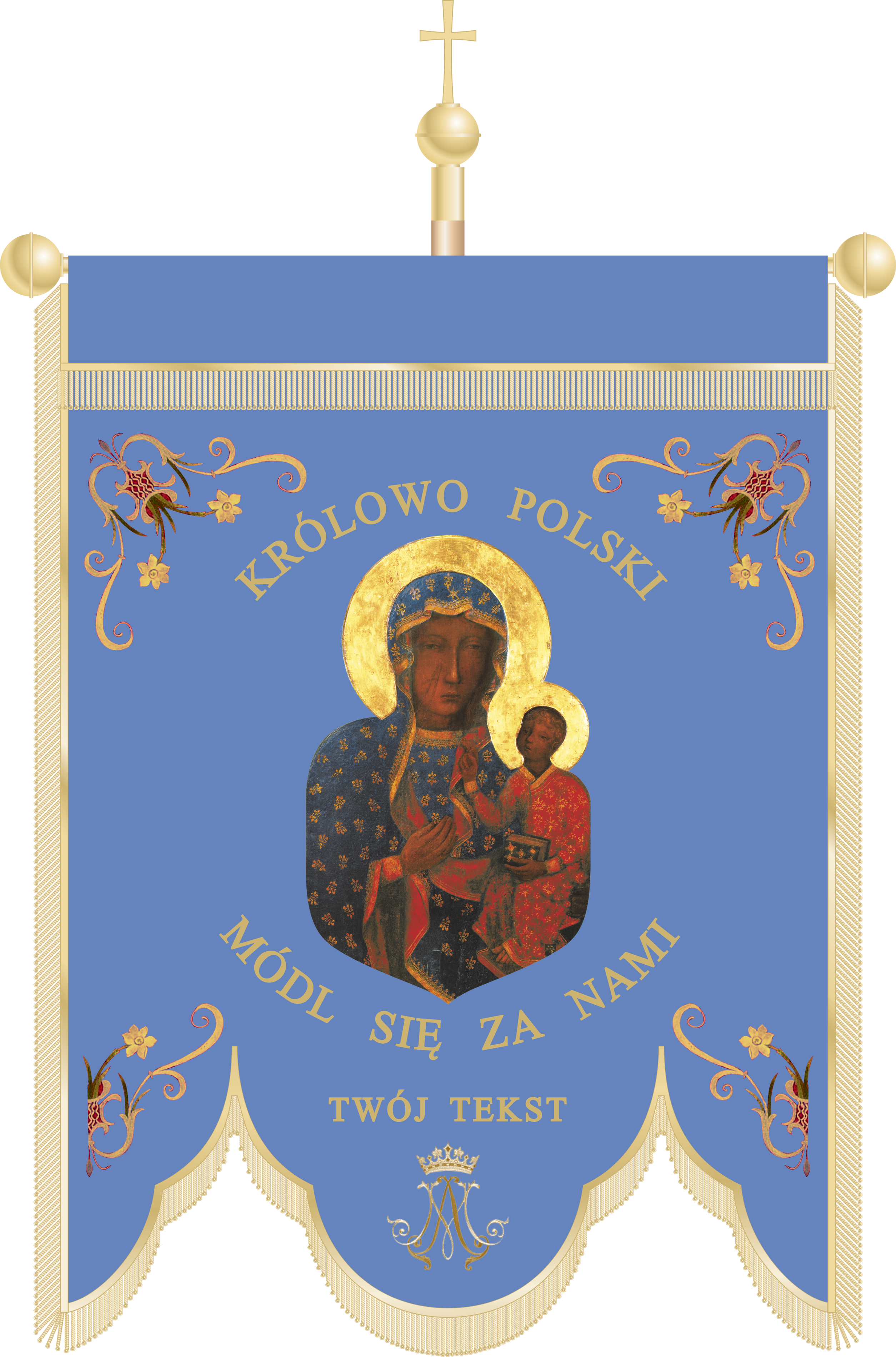 Chorągiew kościelna CHA 013