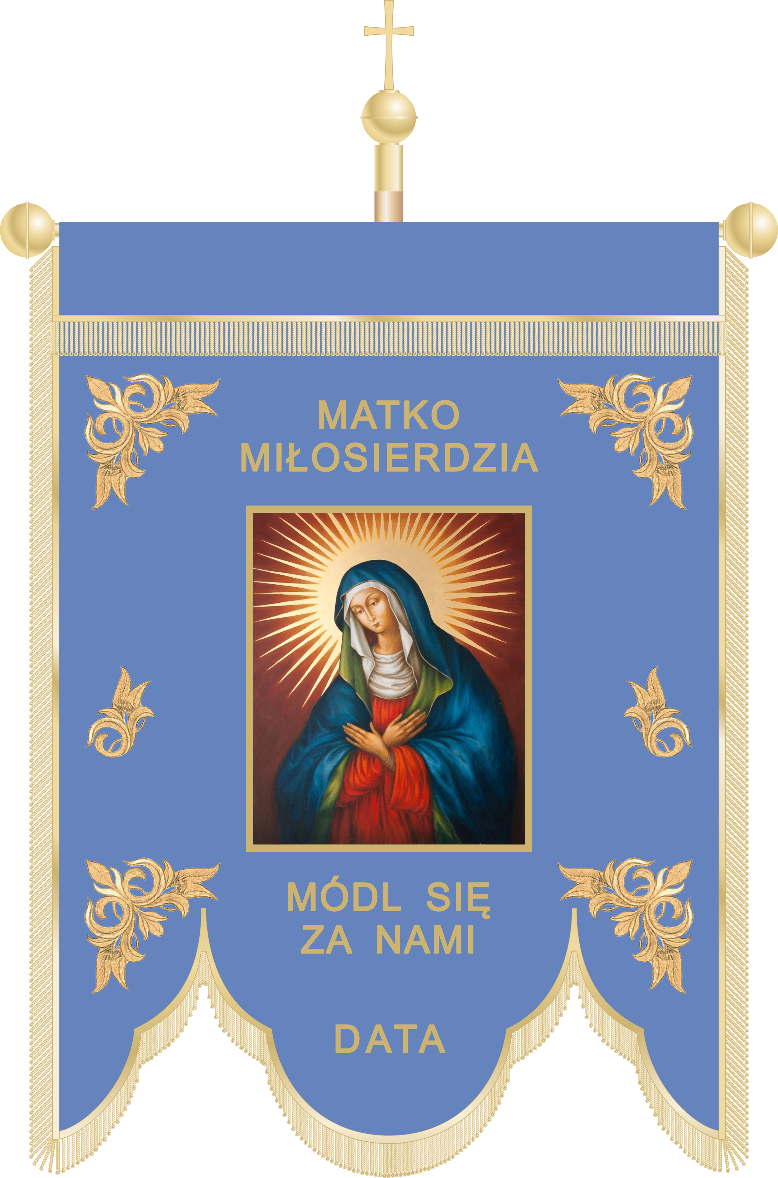 Chorągiew kościelna CHA 014