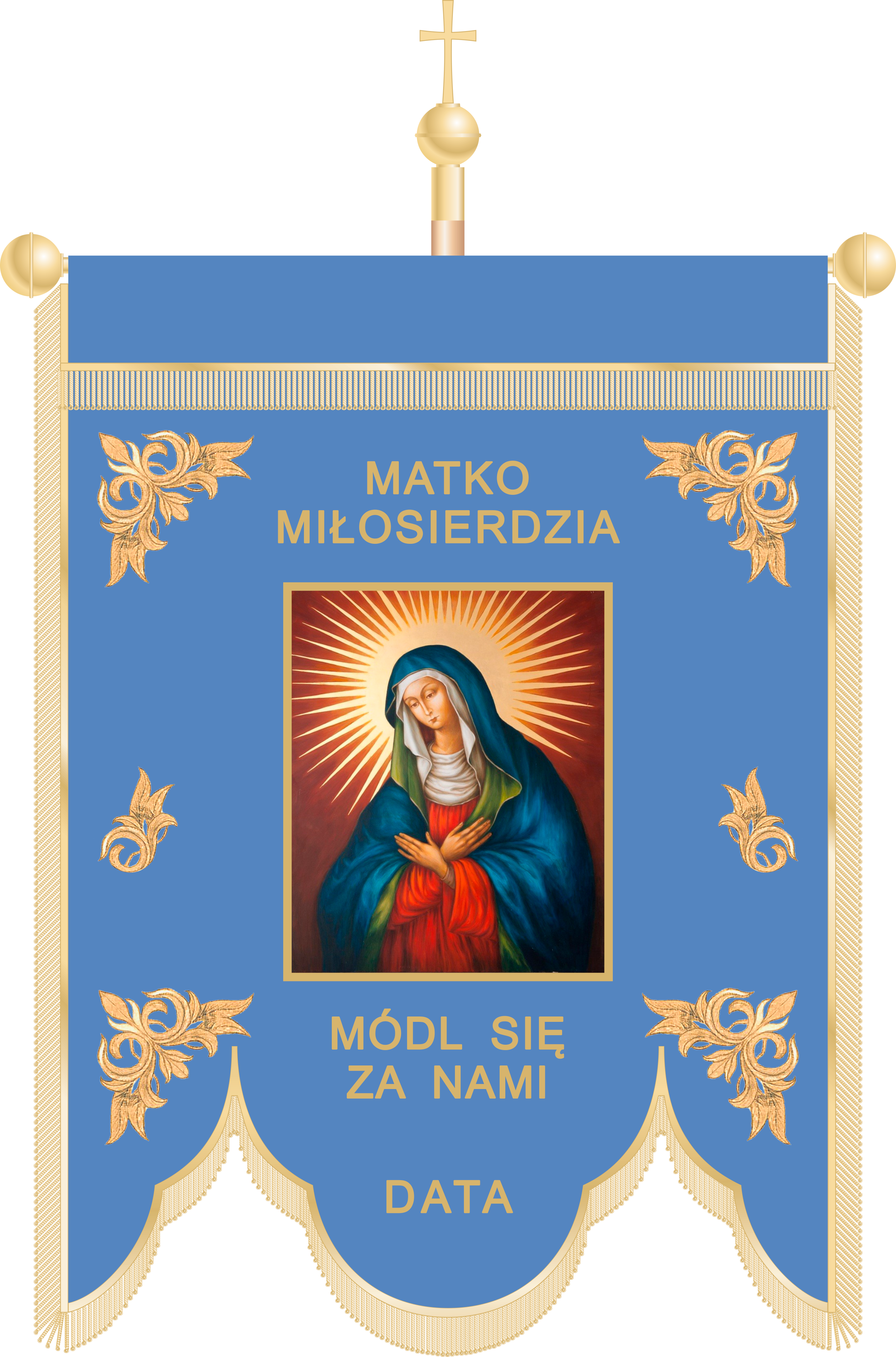 Chorągiew kościelna CHA 014