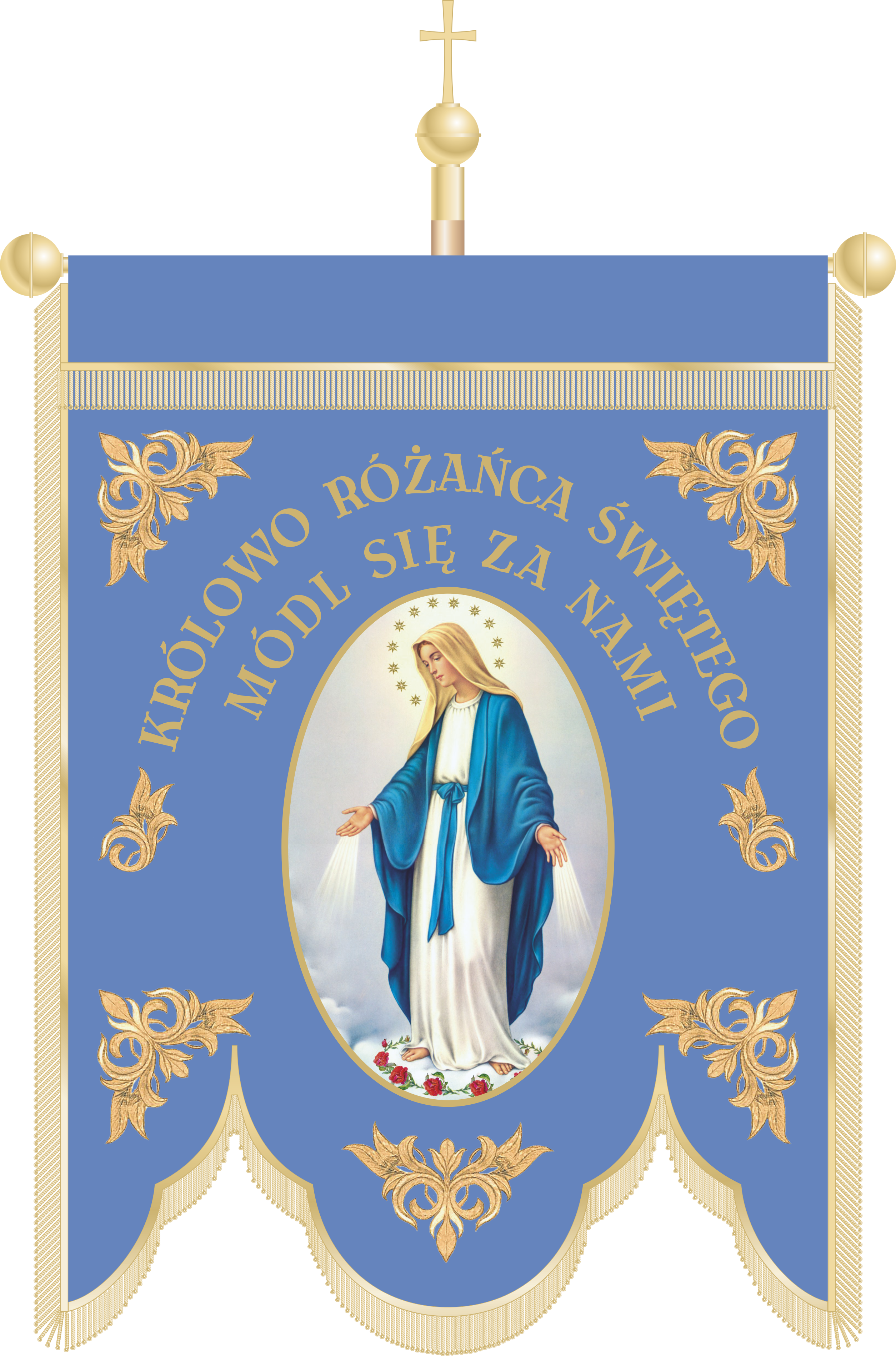 Chorągiew kościelna CHA 016