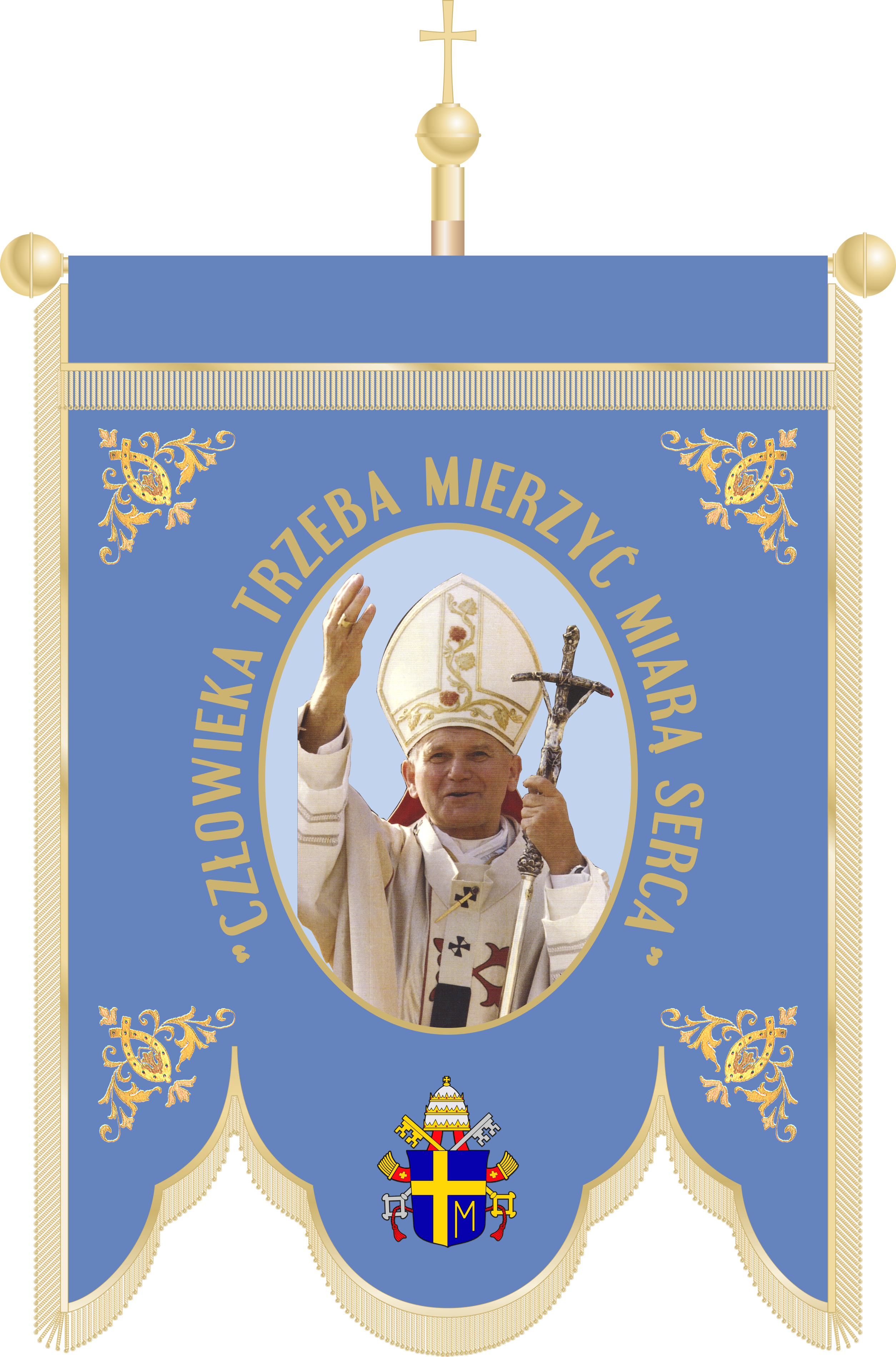 Chorągiew kościelna CHA 020