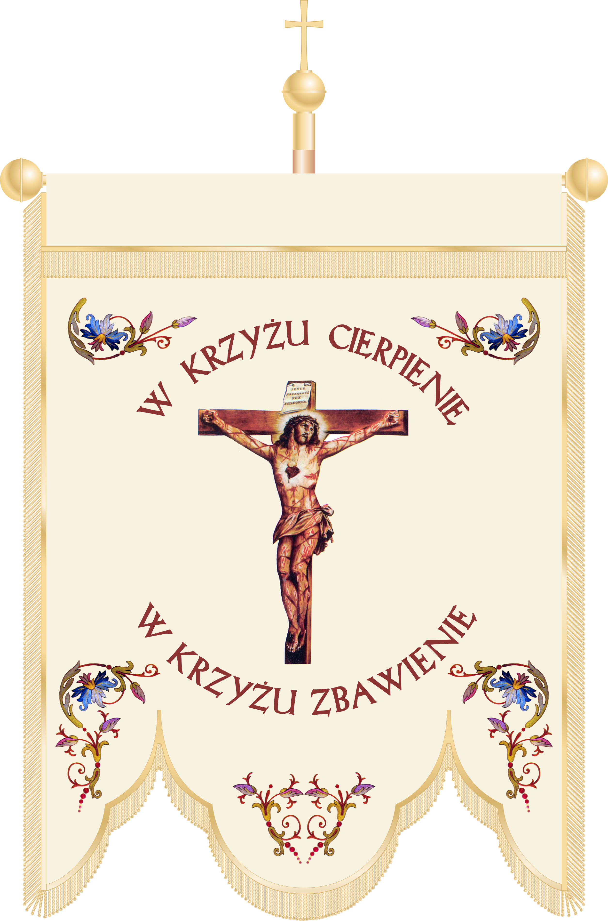 Chorągiew kościelna CHA 022