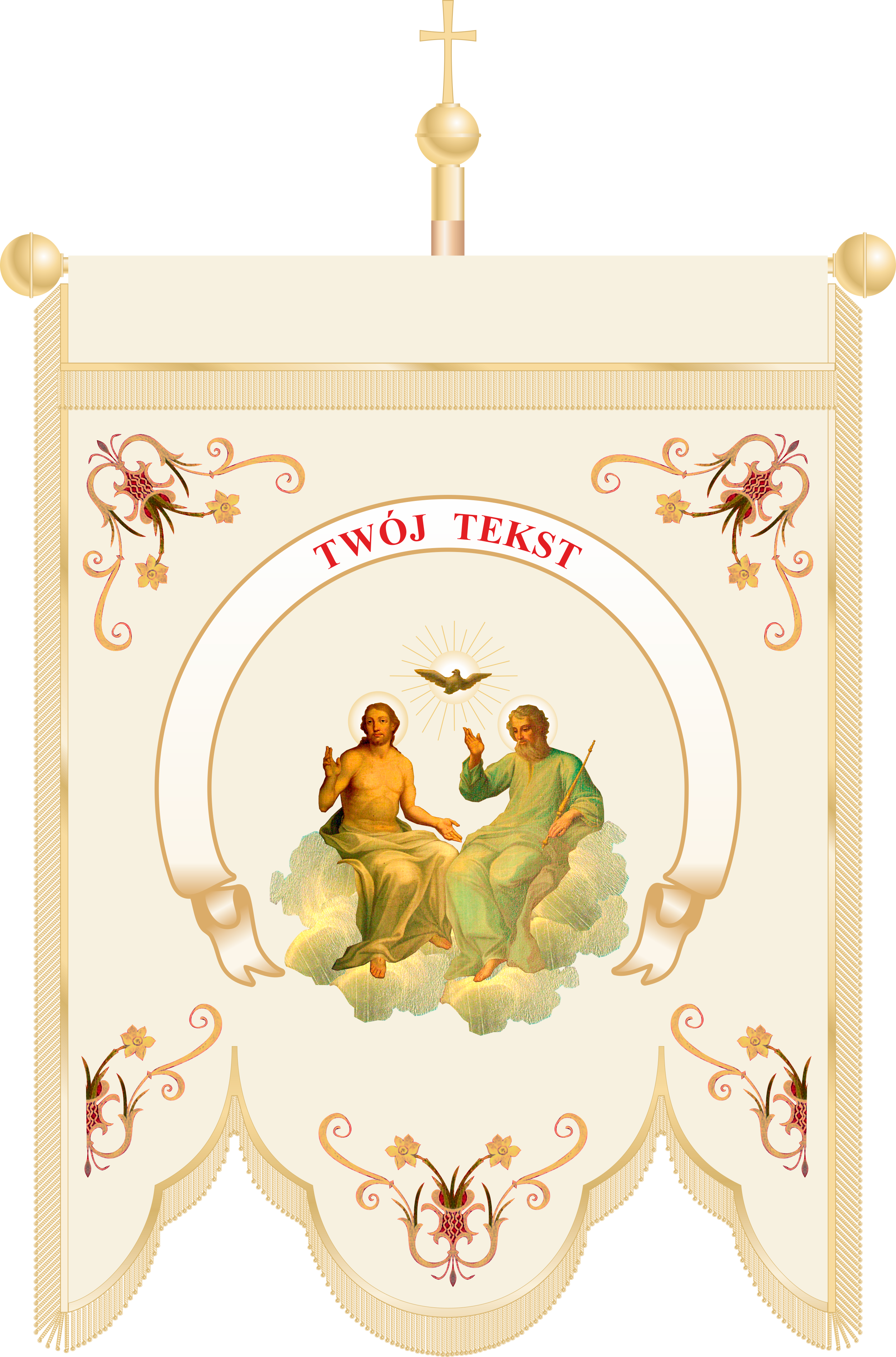 Chorągiew kościelna CHA 023