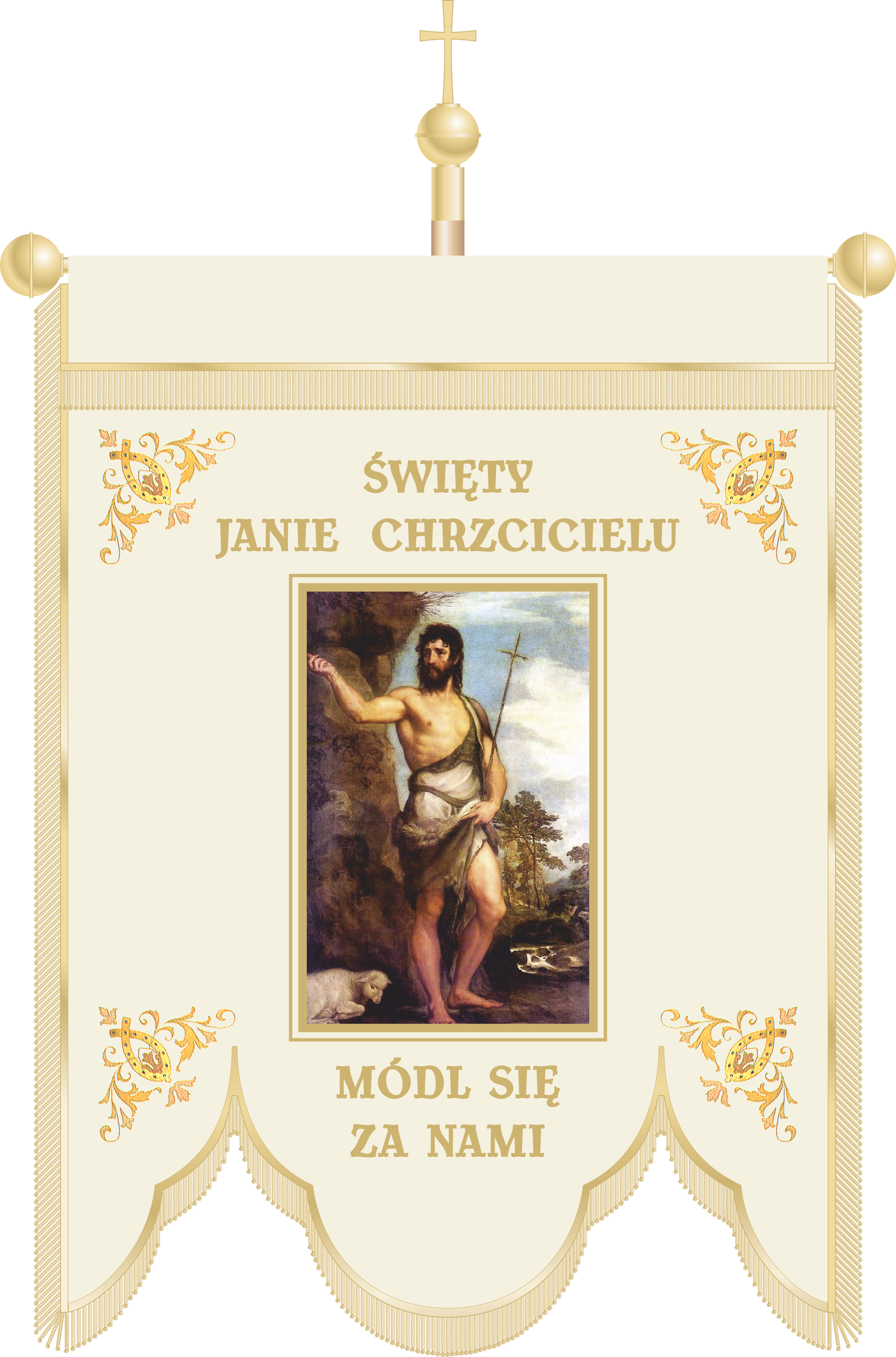 Chorągiew kościelna CHA 025