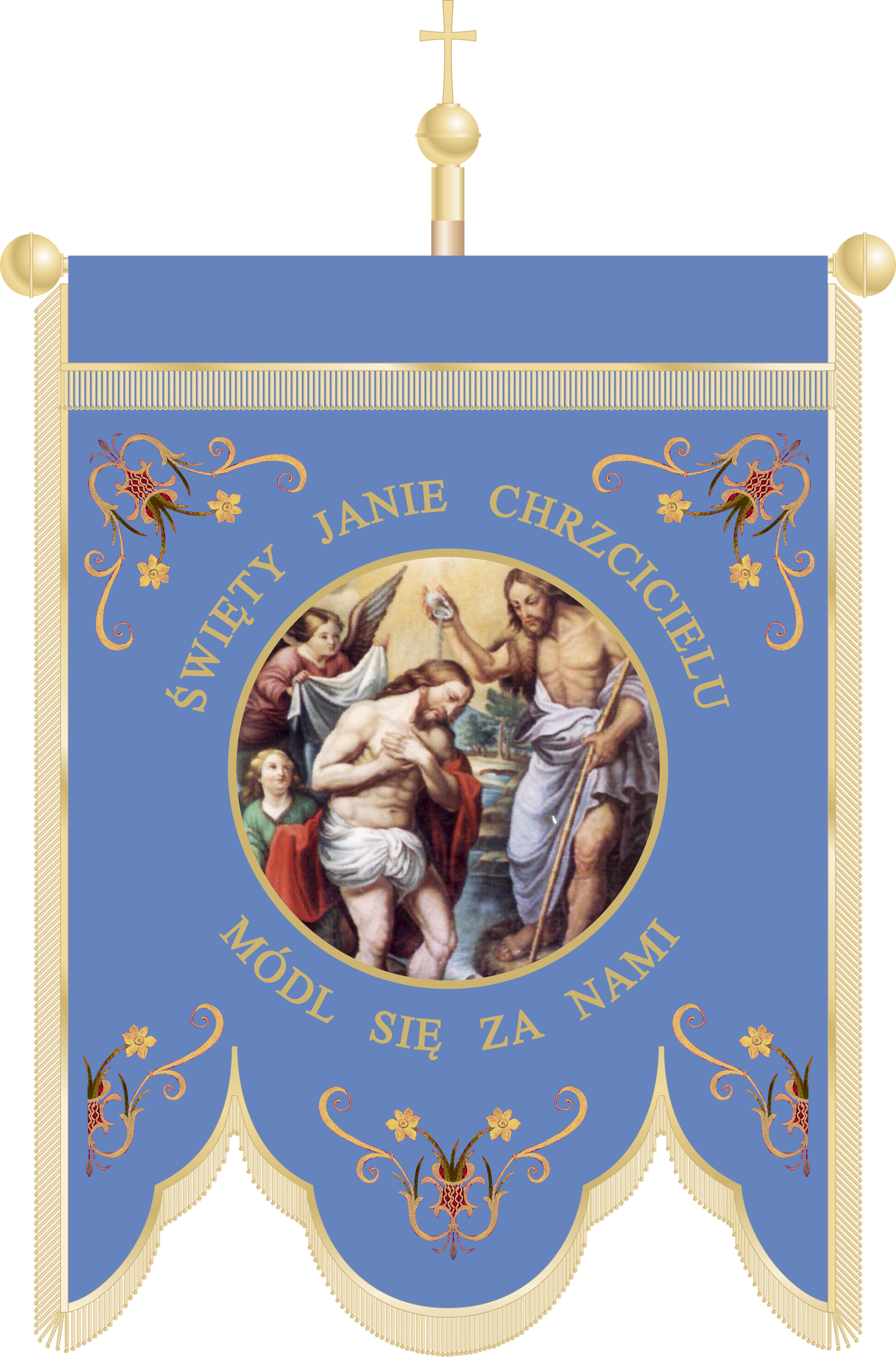 Chorągiew kościelna CHA 026