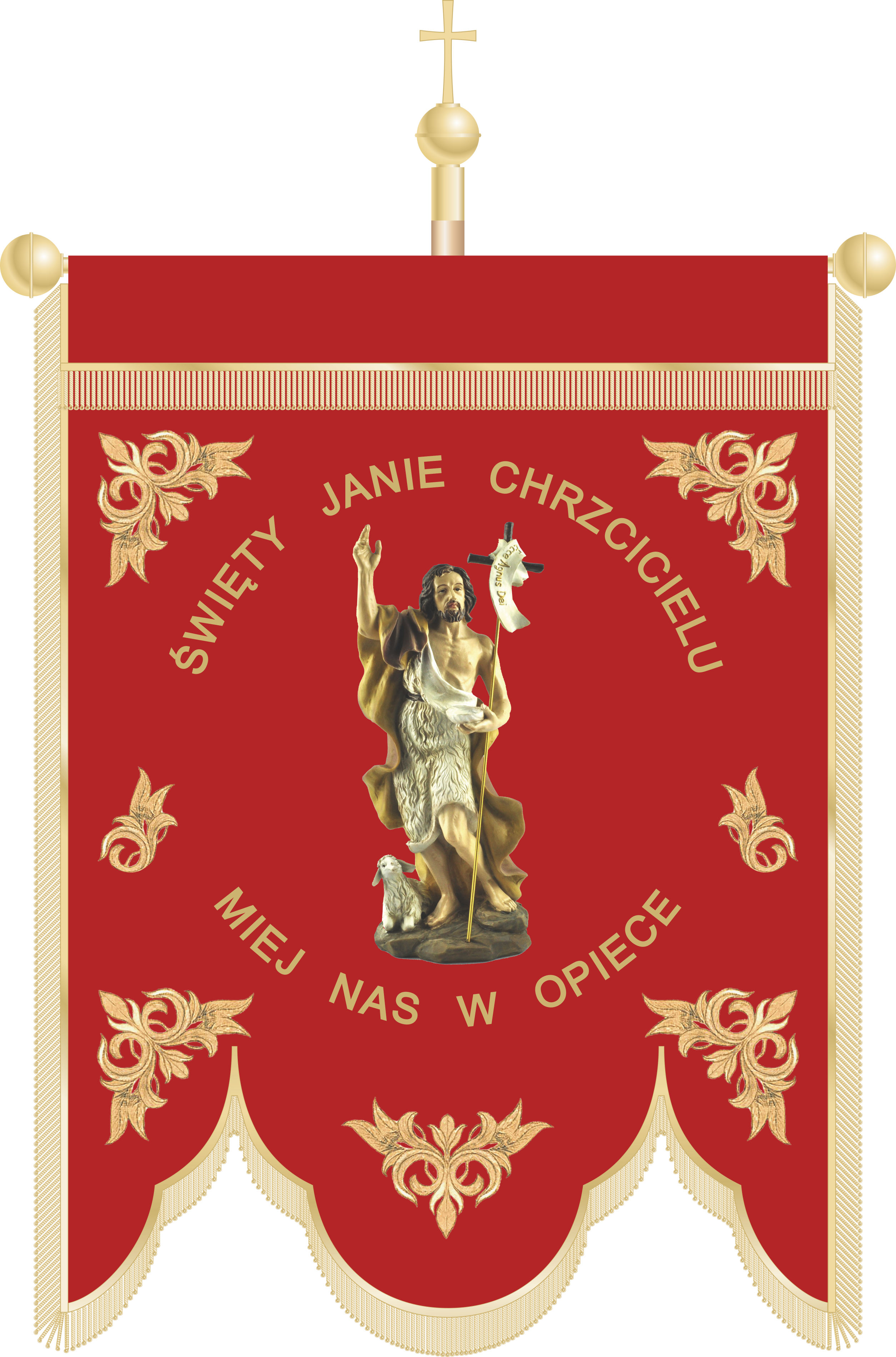 Chorągiew kościelna CHA 027