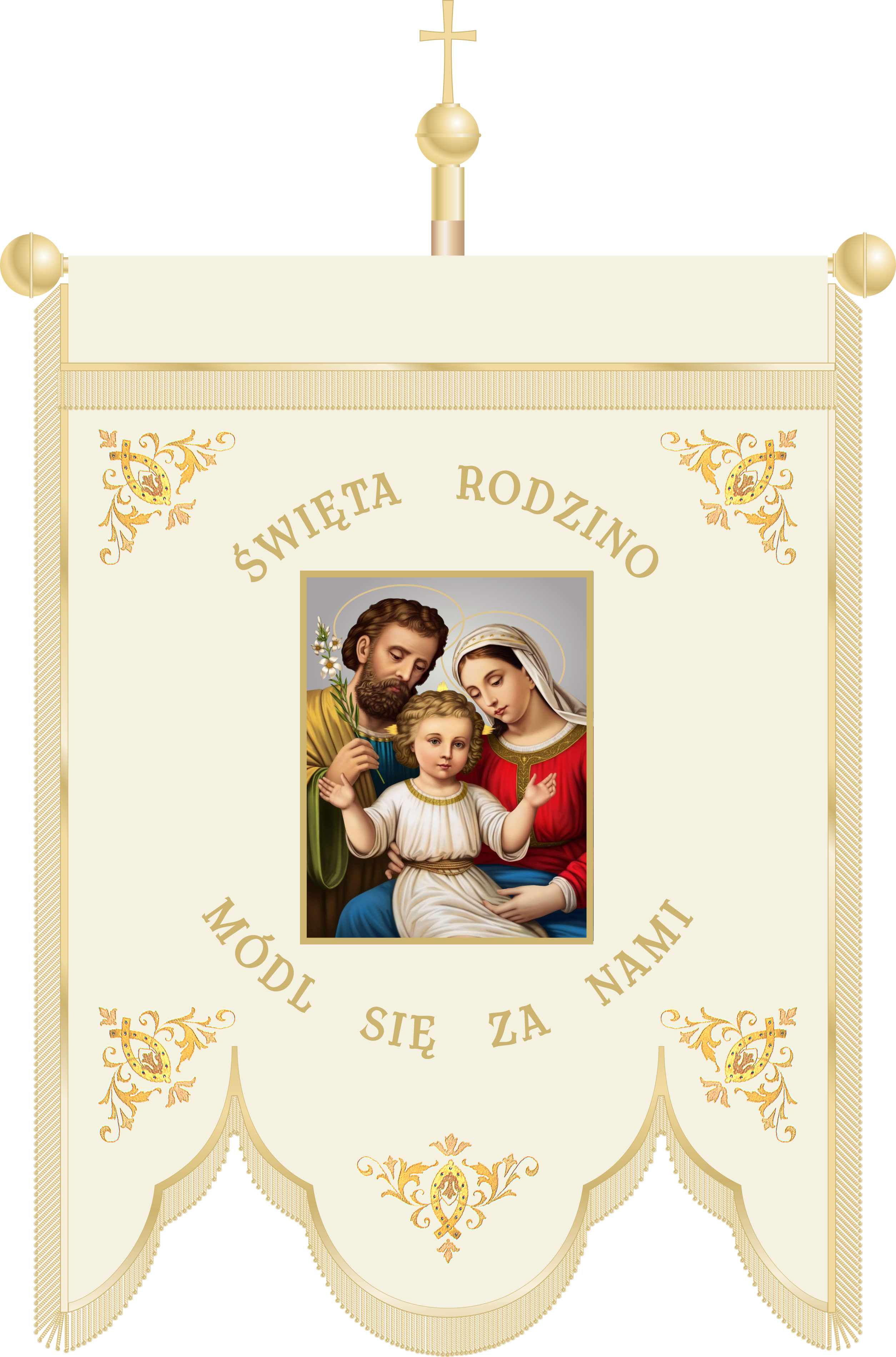 Chorągiew kościelna CHA 028