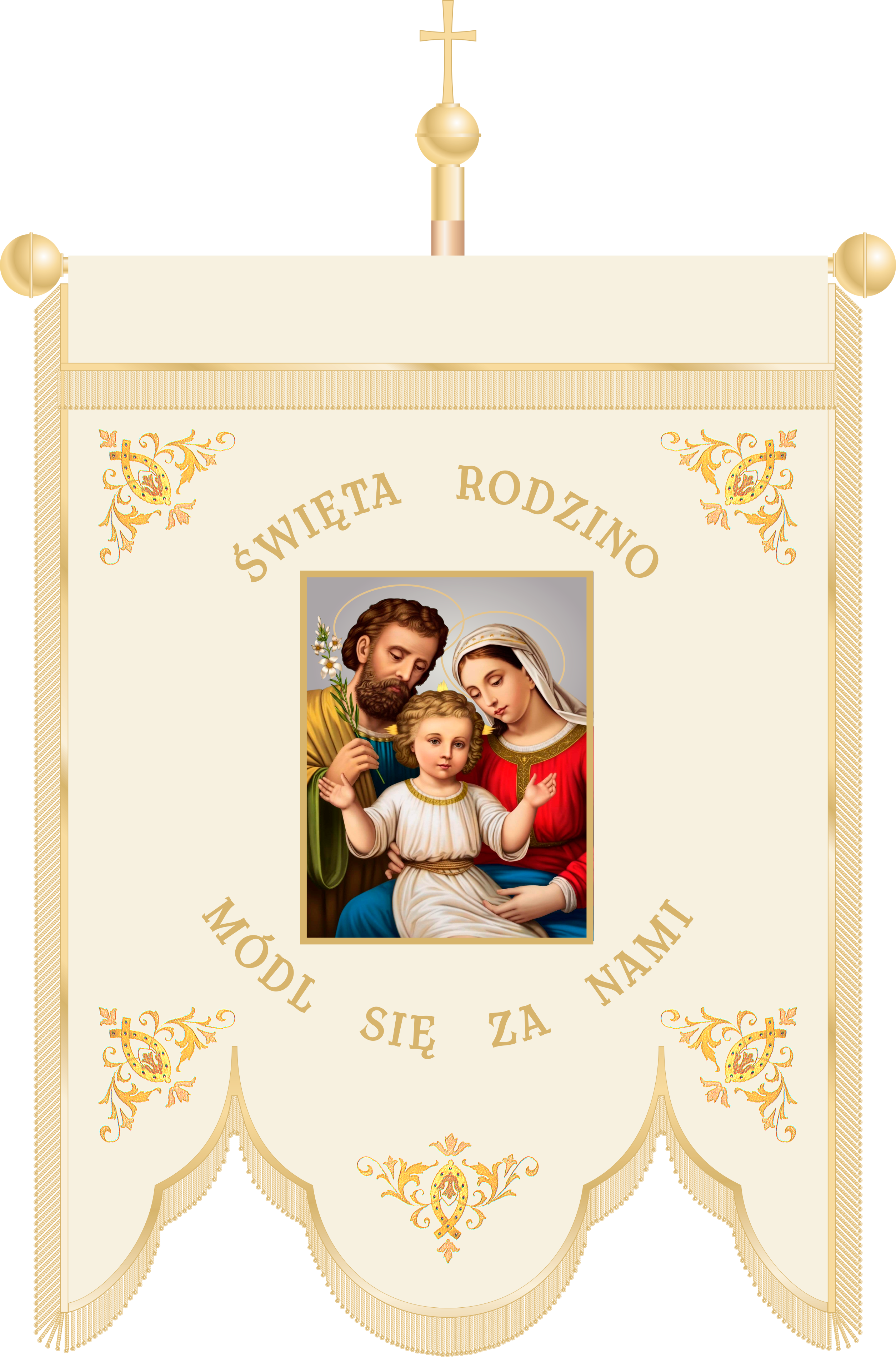 Chorągiew kościelna CHA 028