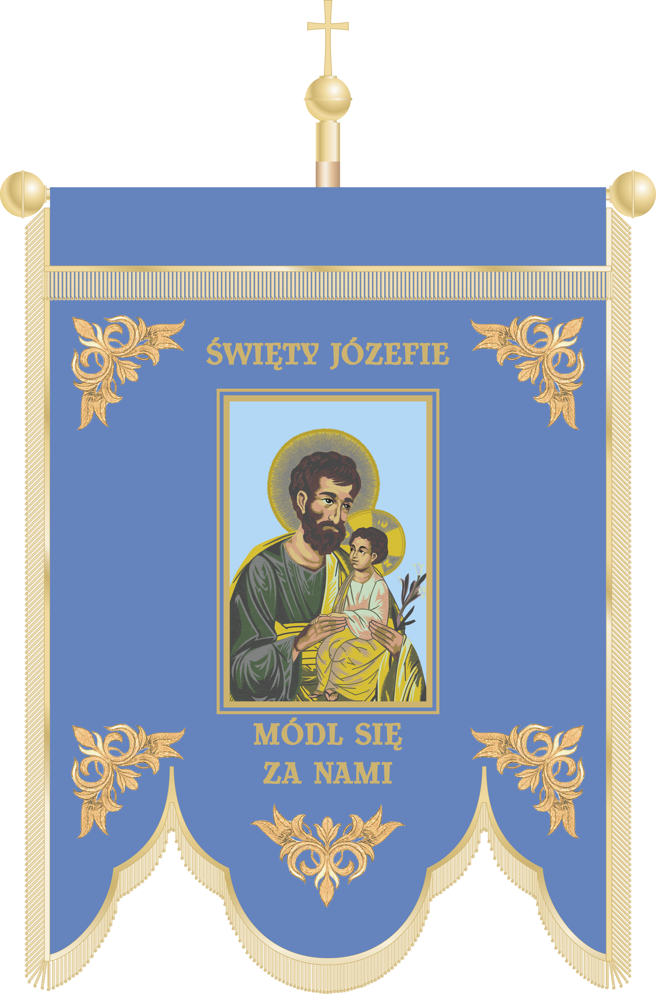 Chorągiew kościelna CHA 030