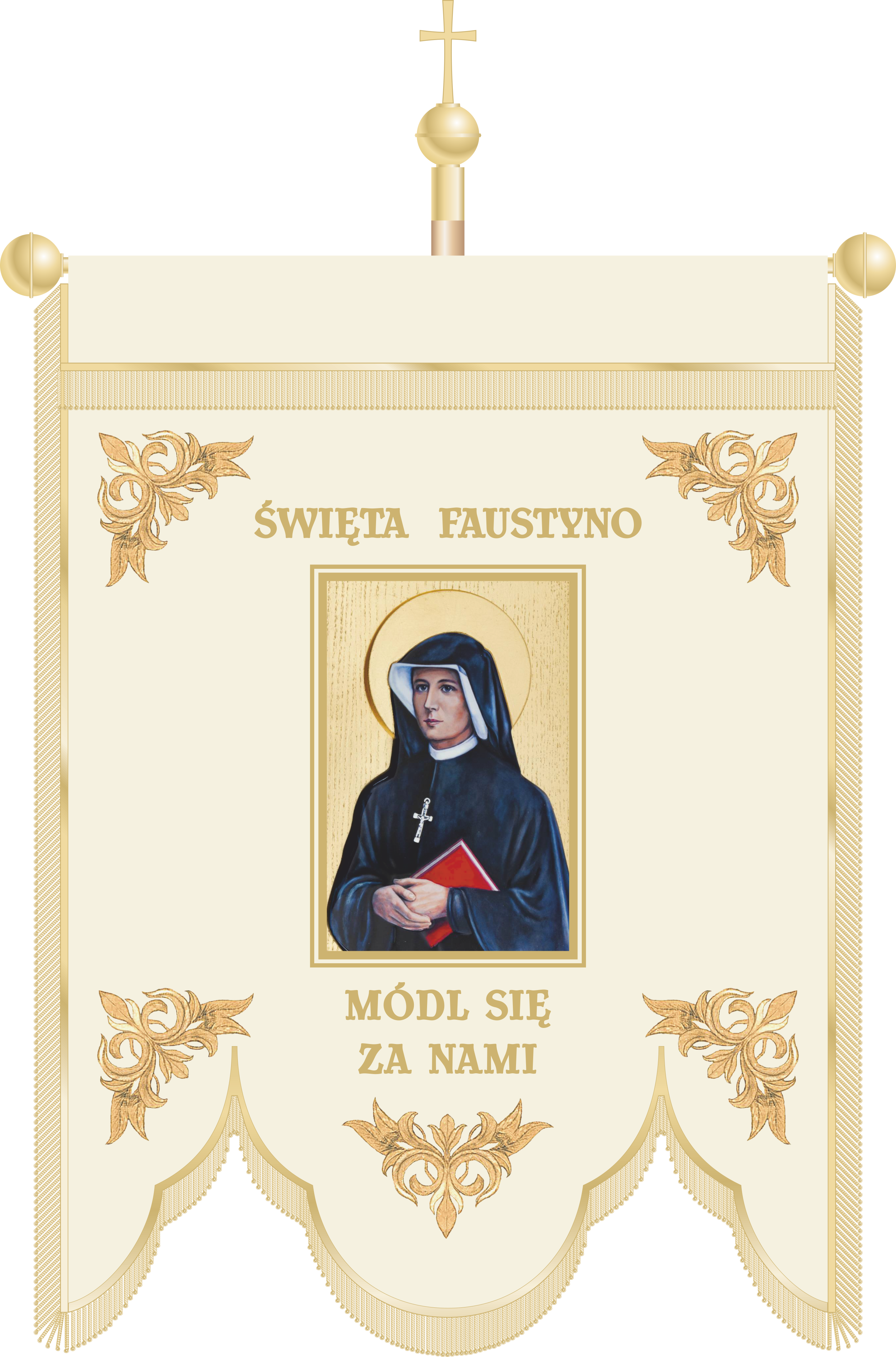 Chorągiew kościelna CHA 032