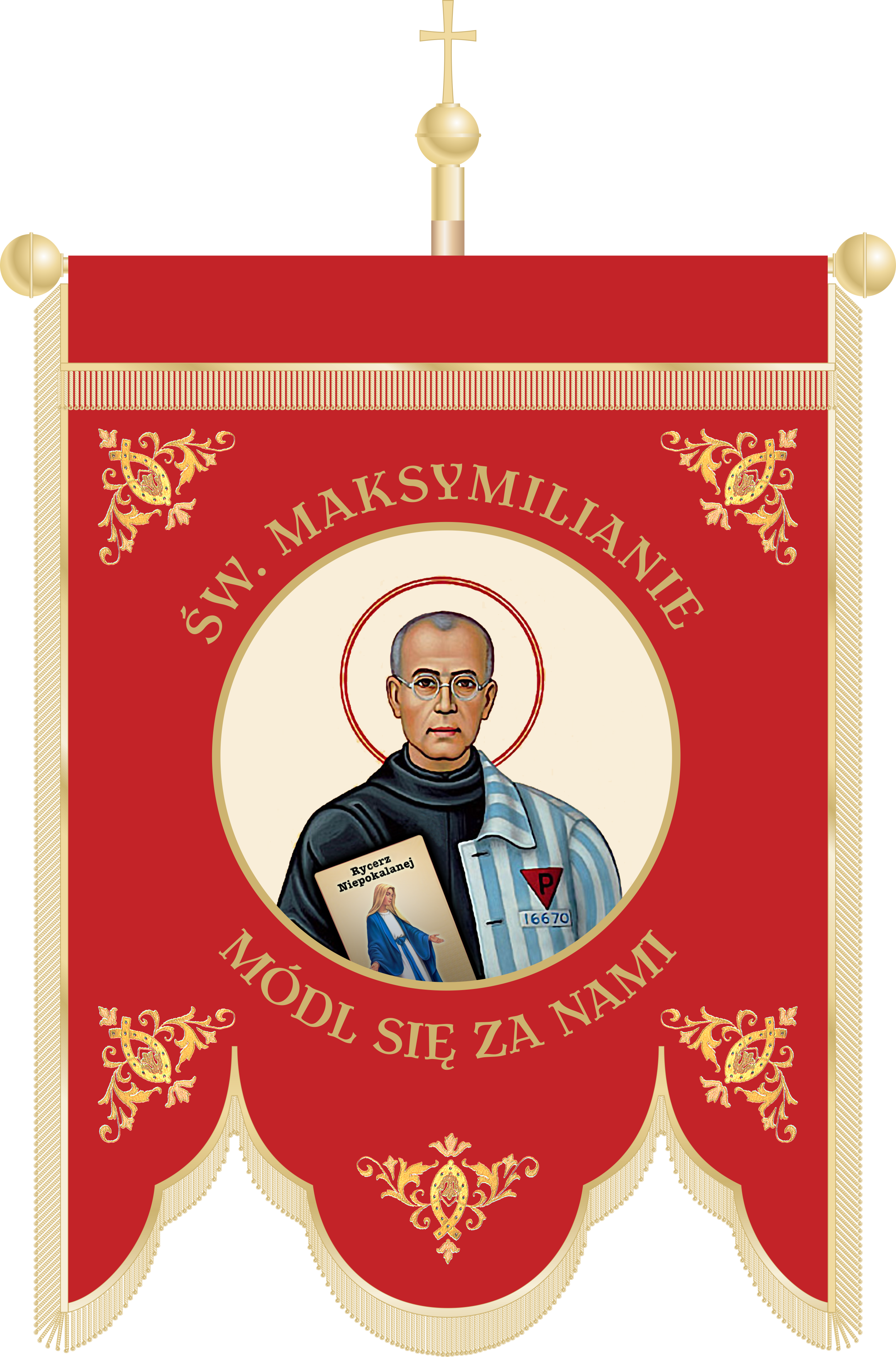 Chorągiew kościelna CHA 037