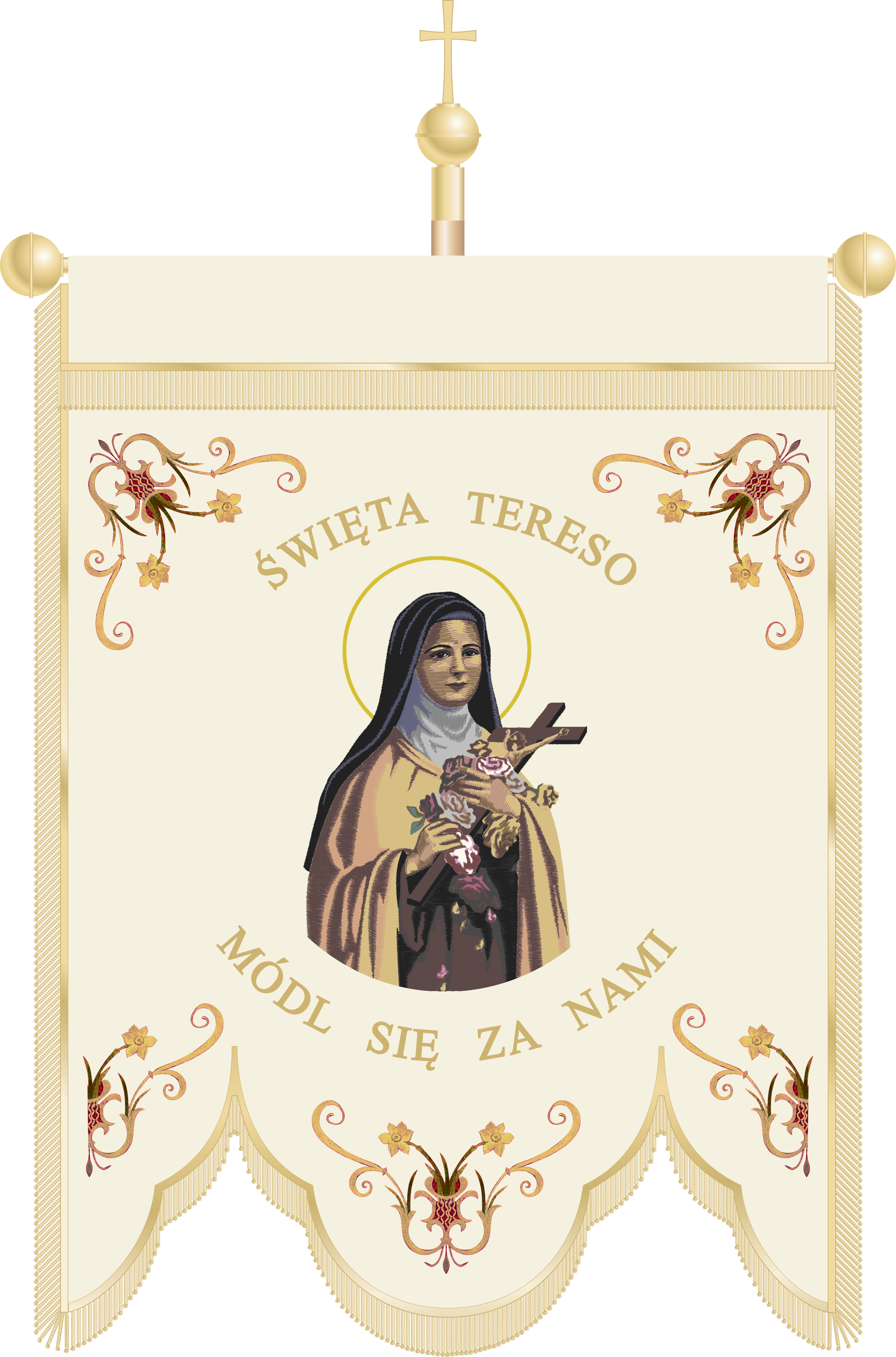 Chorągiew kościelna CHA 040