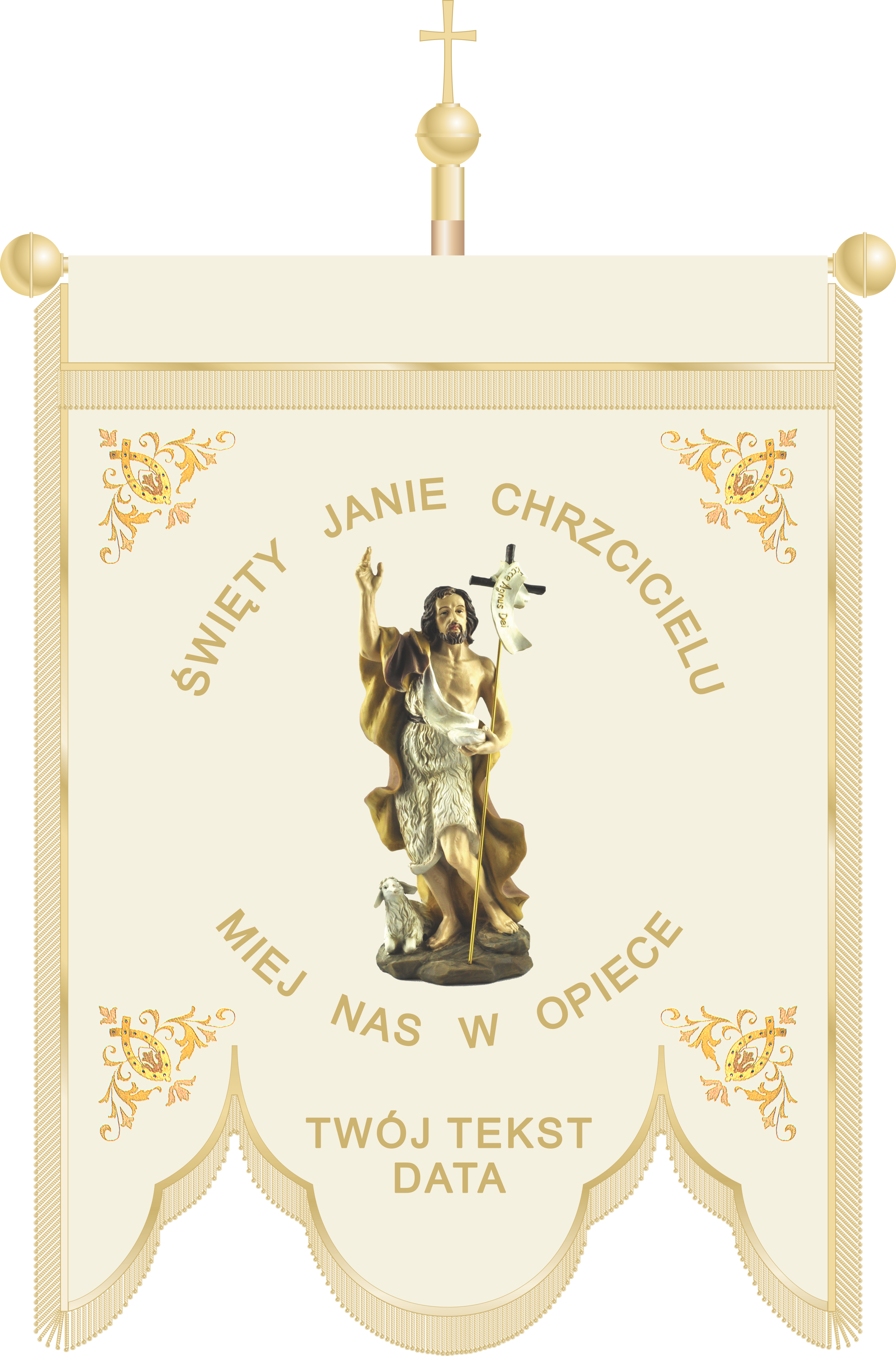 Chorągiew kościelna CHA 041