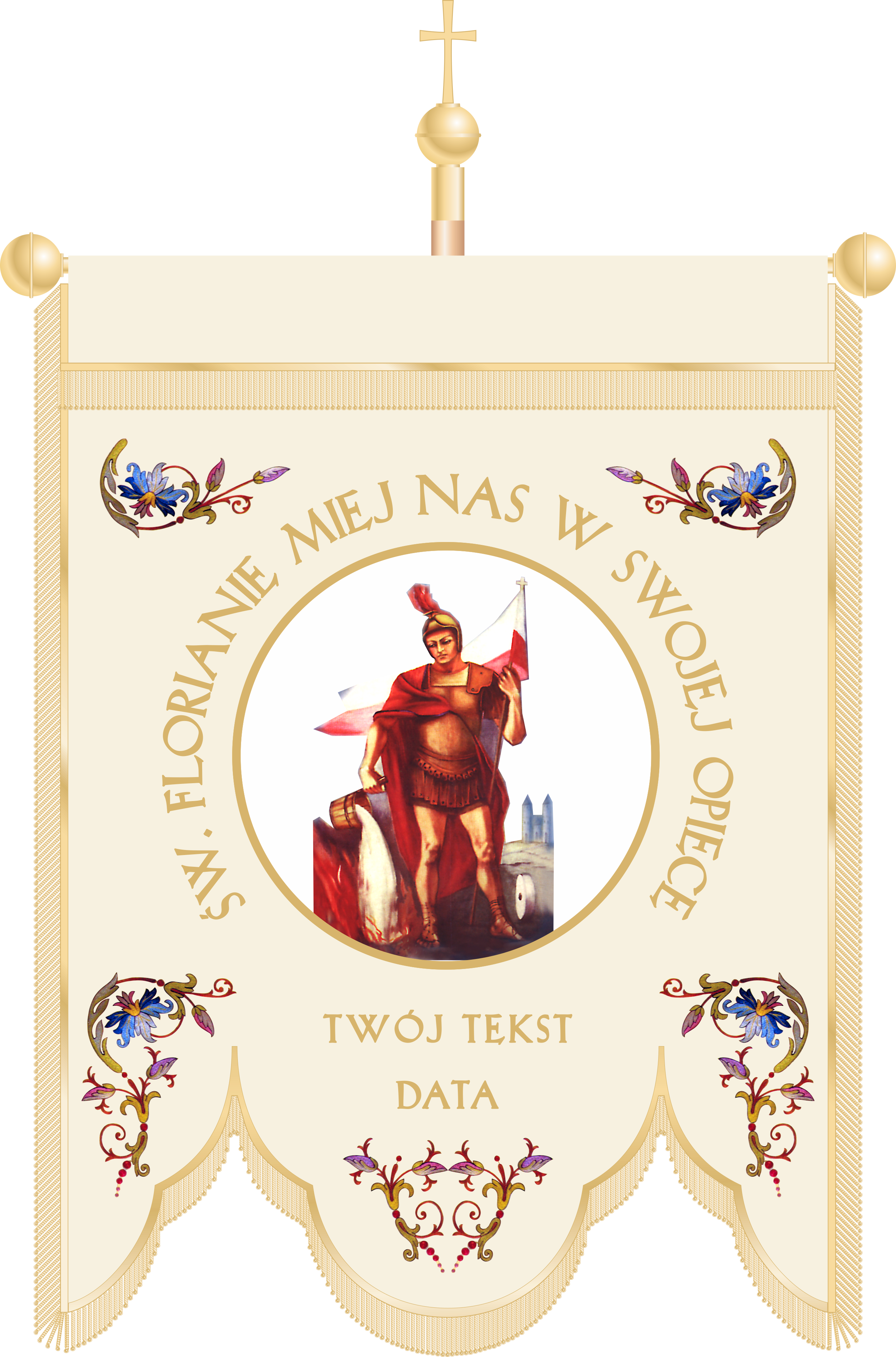 Chorągiew kościelna CHA 043