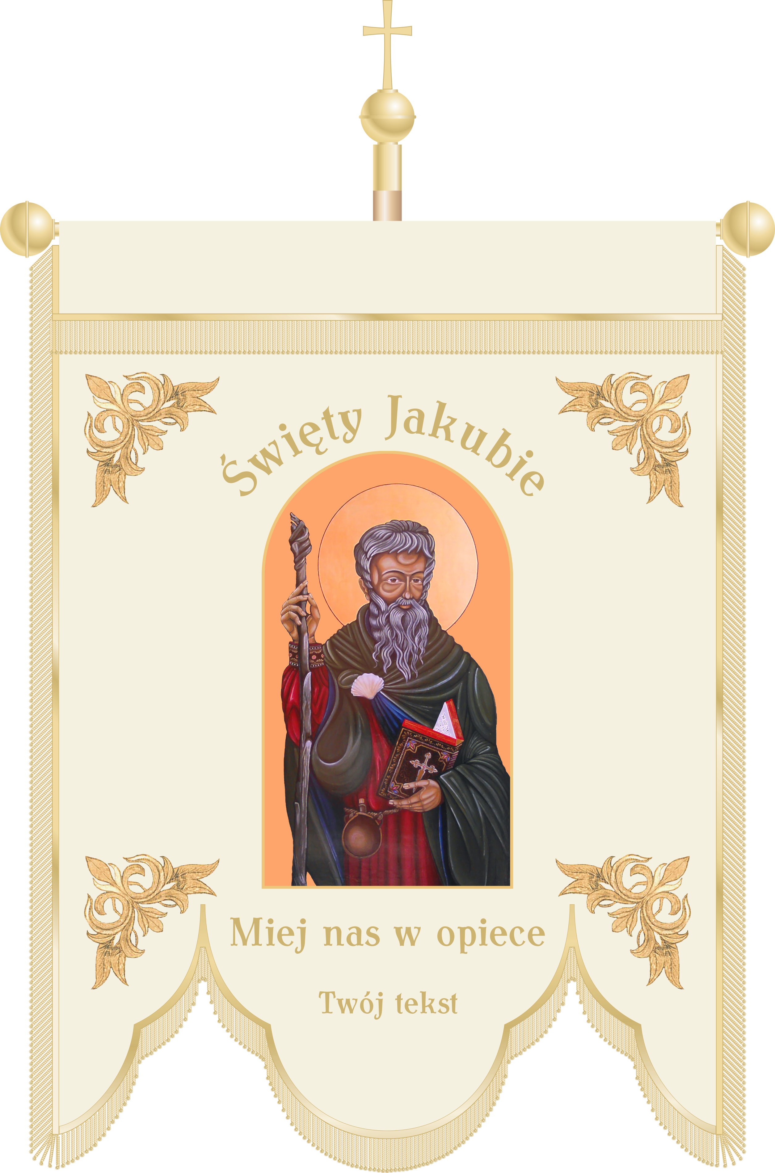 Chorągiew kościelna CHA 048