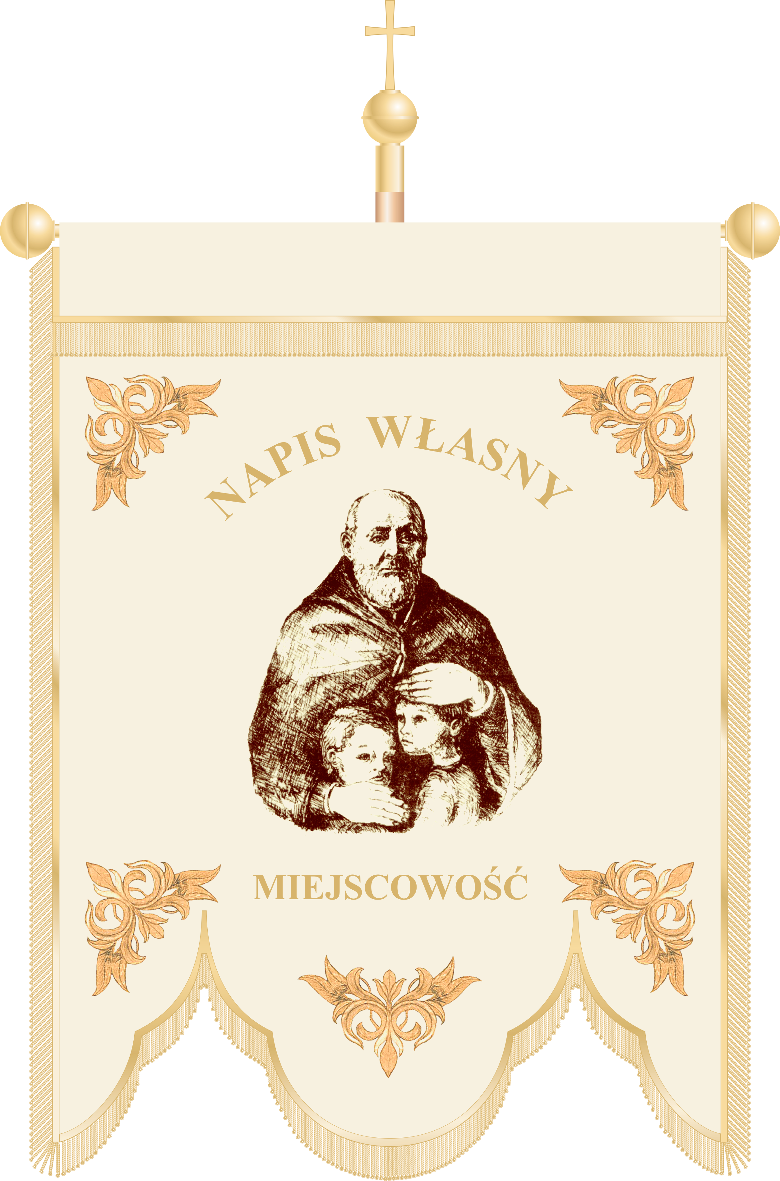 Chorągiew kościelna CHA 051