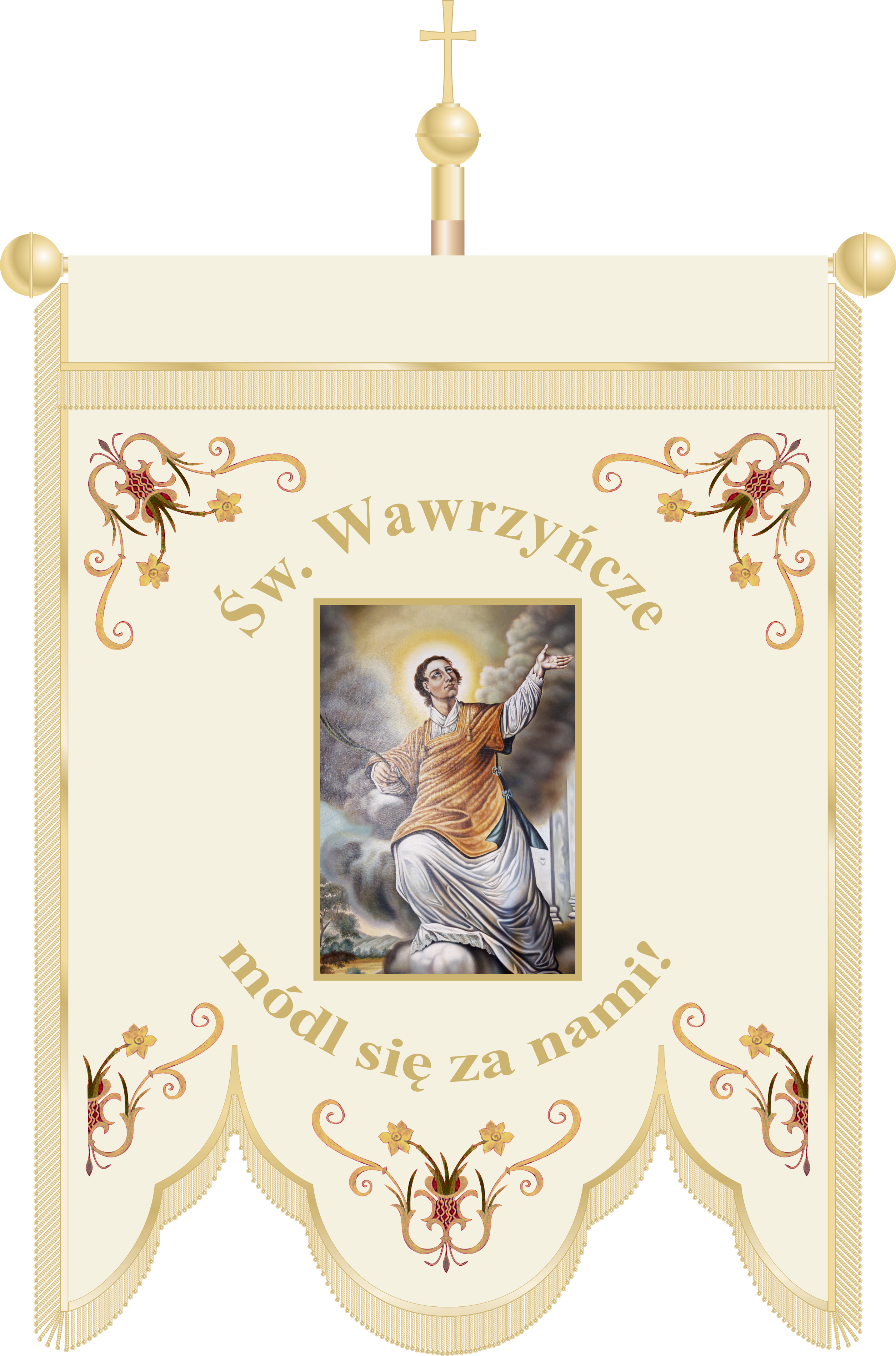 Chorągiew kościelna CHA 052