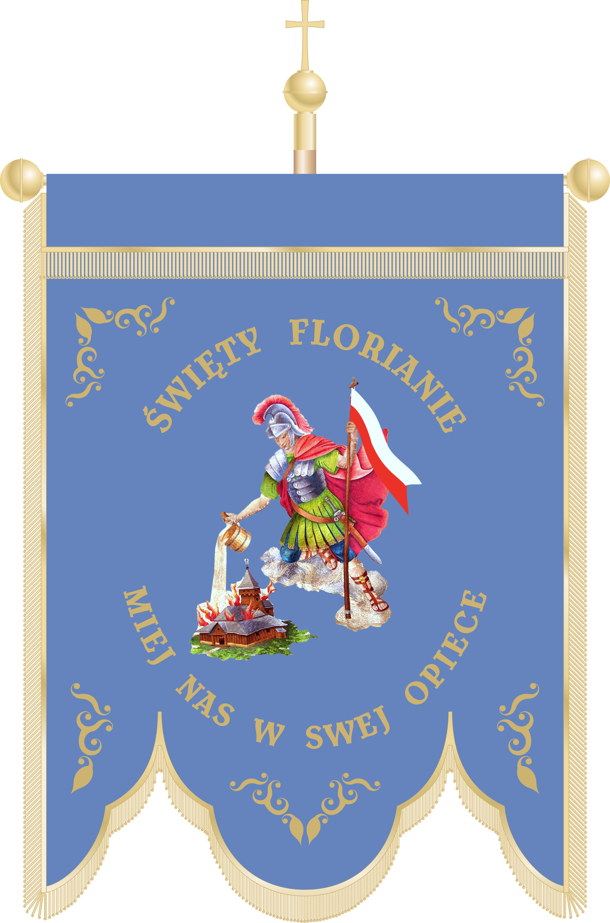 Chorągiew kościelna CHA 054