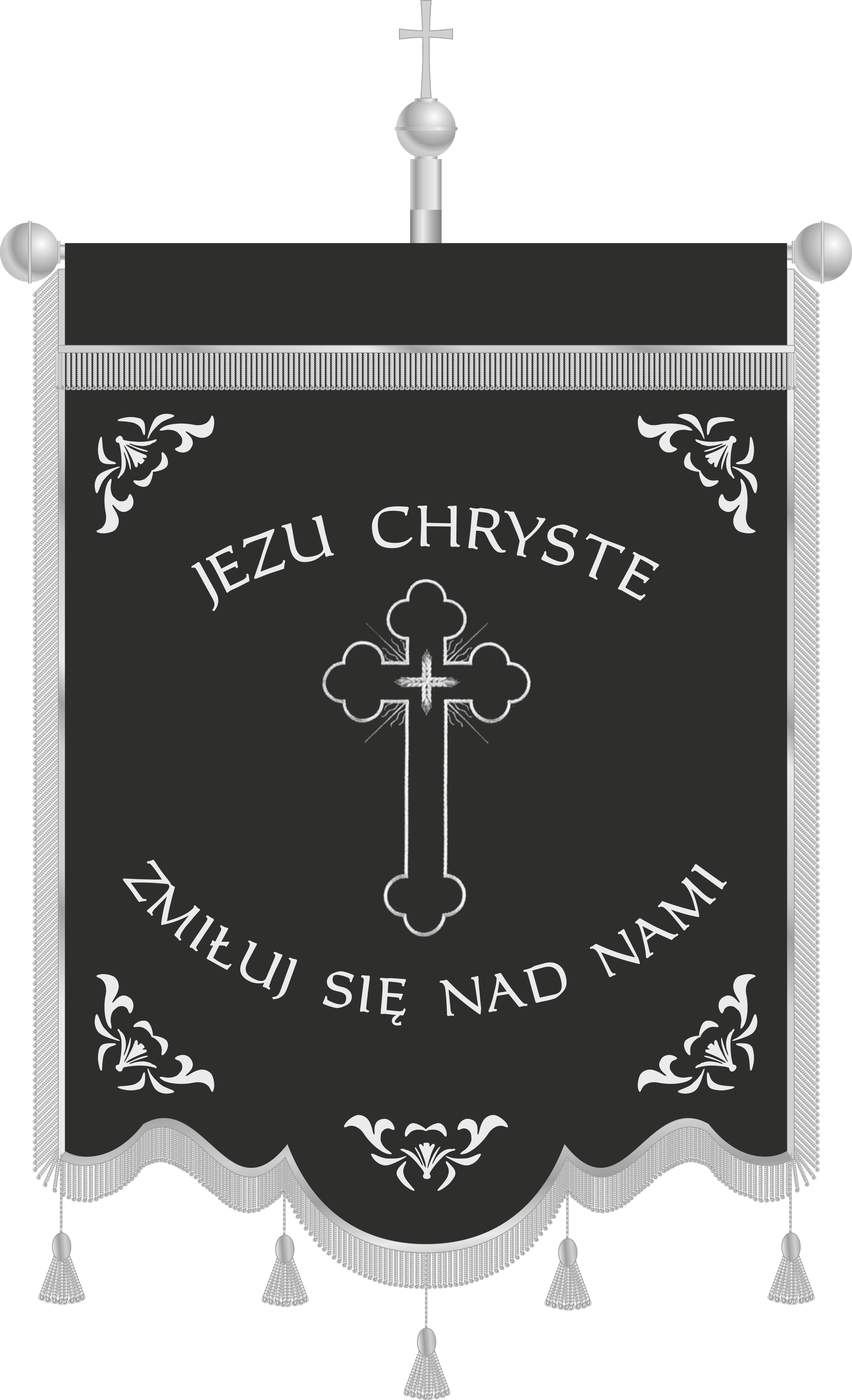 Chorągiew pogrzebowa CHP 016