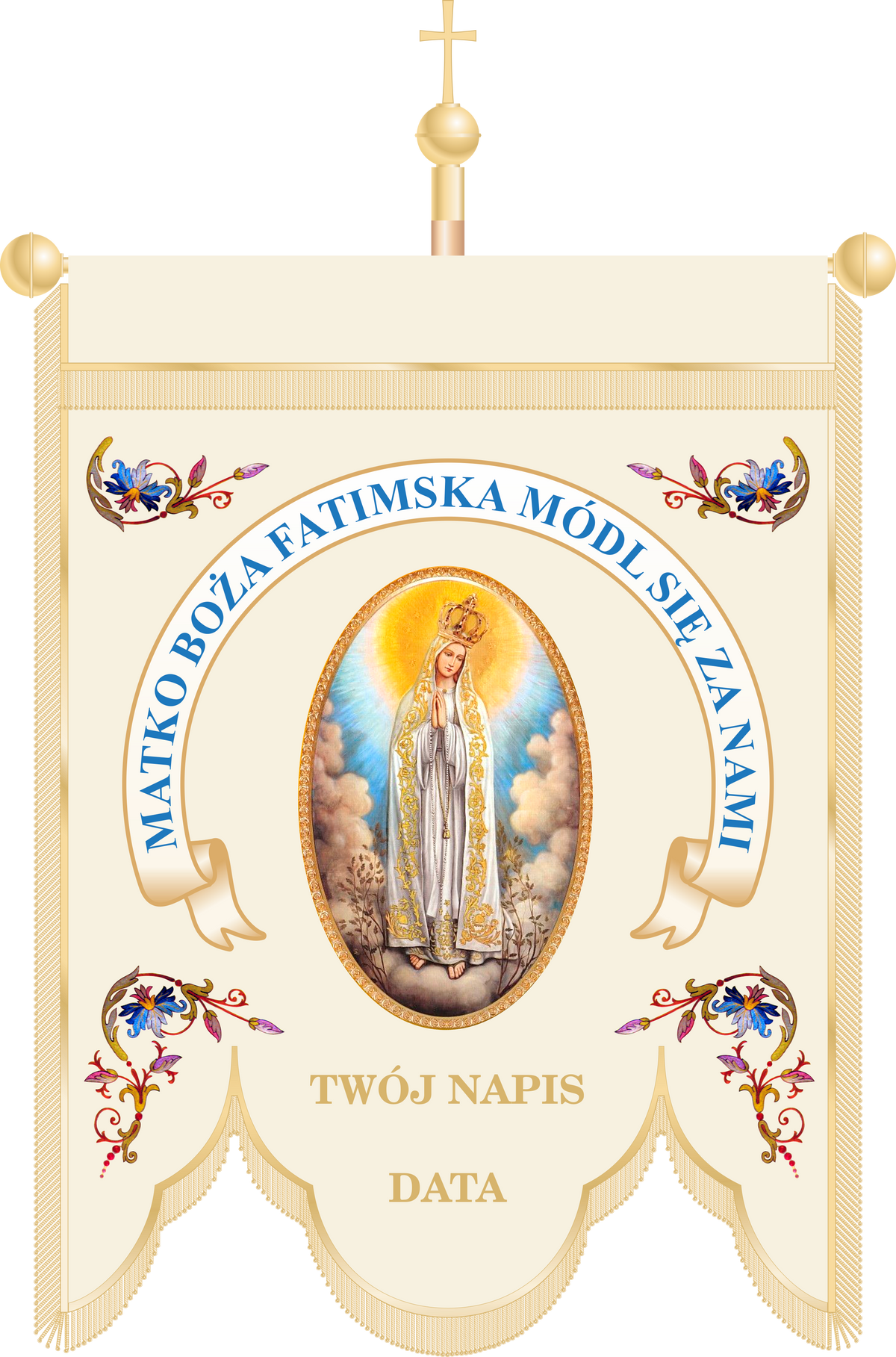 Chorągiew kościelna CHA 001