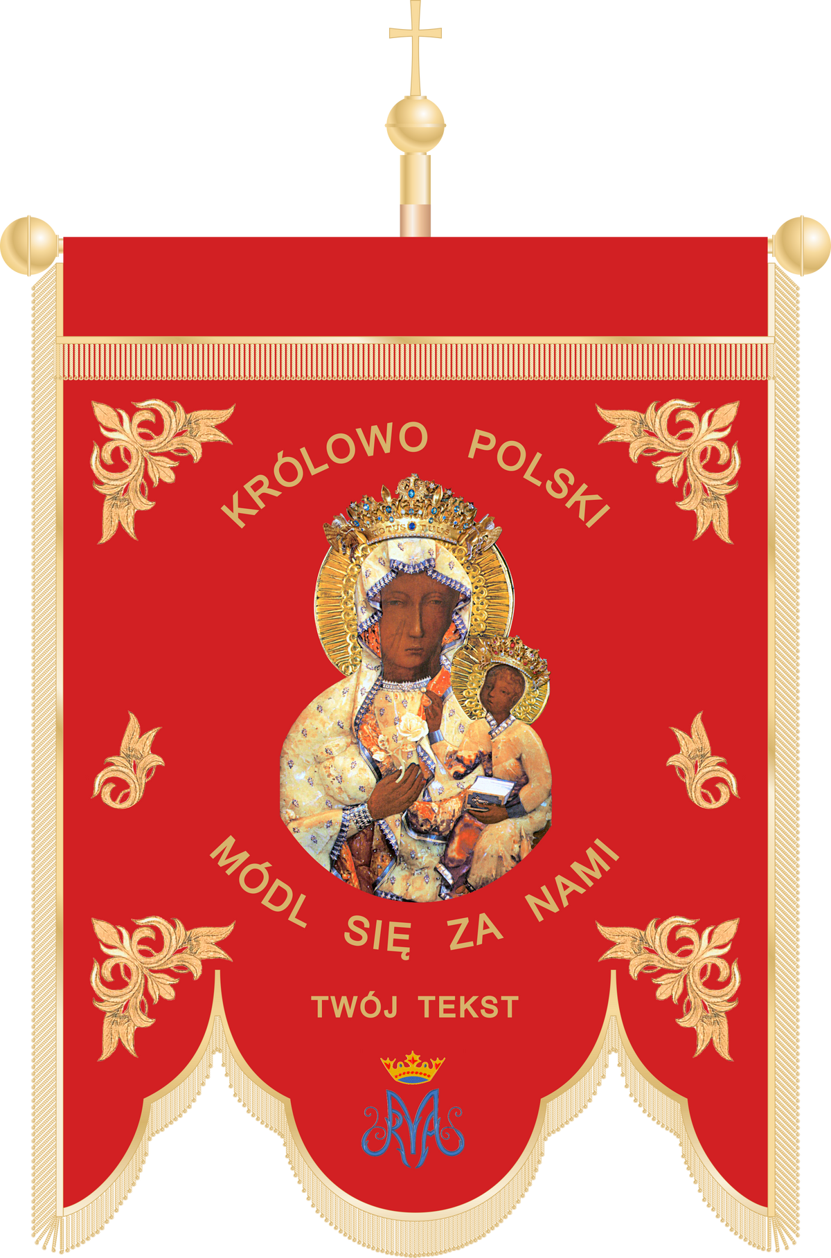 Chorągiew kościelna CHA 002