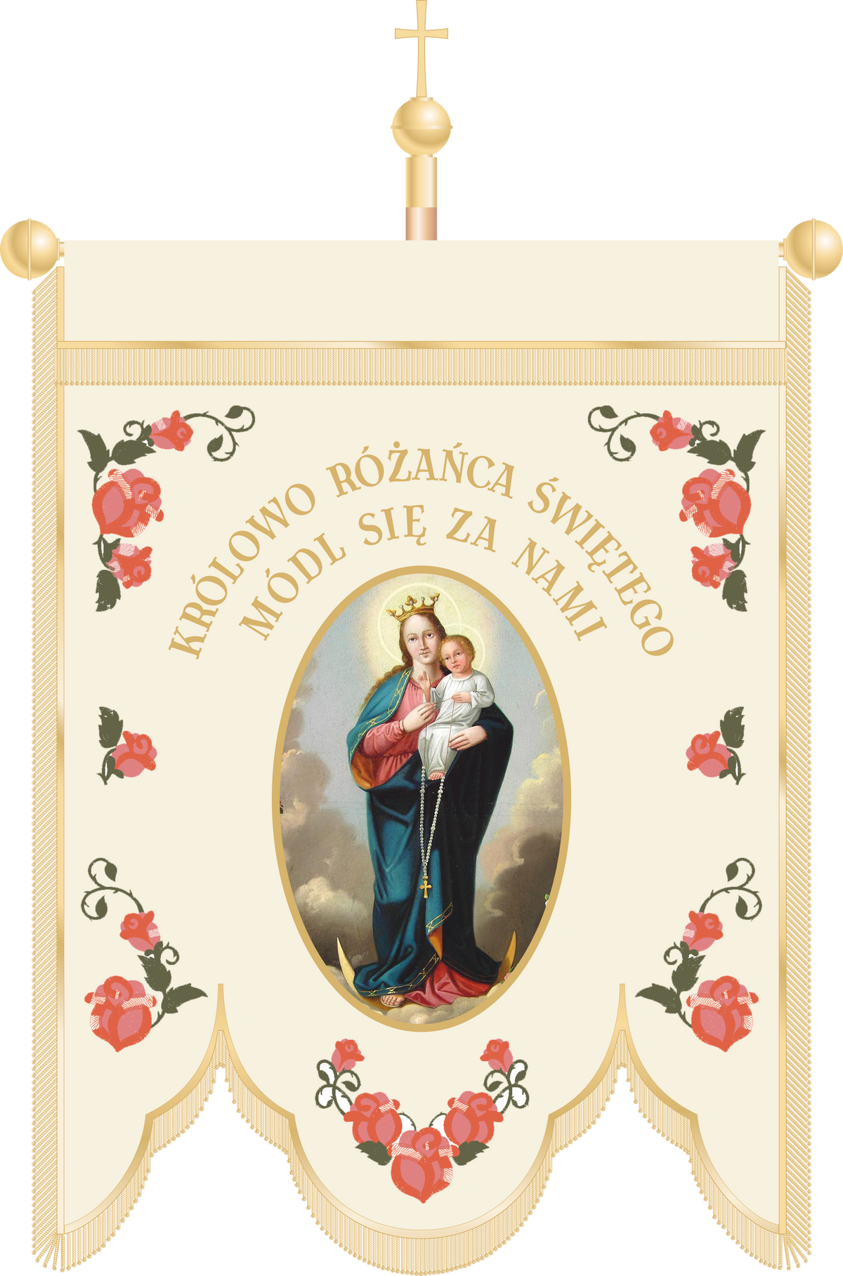 Chorągiew kościelna CHA 004