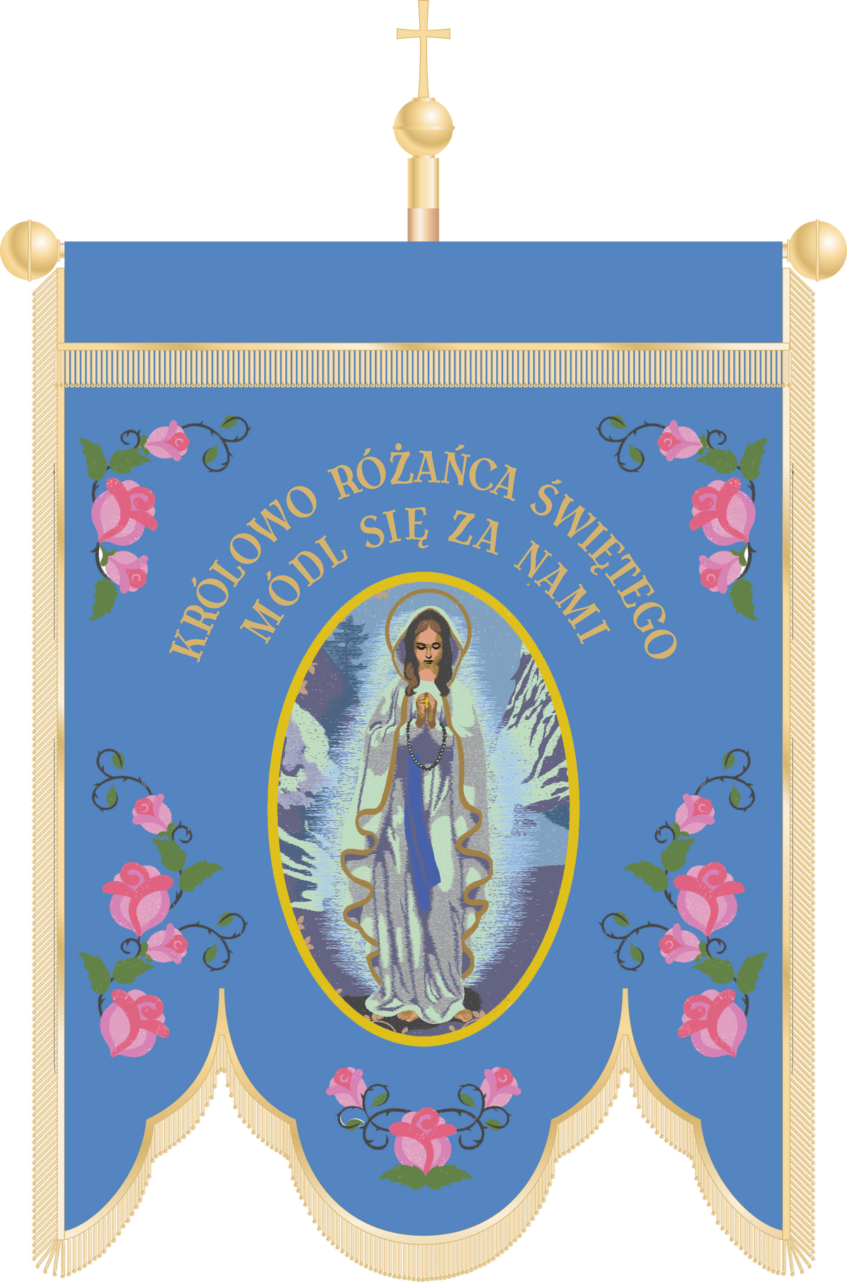 Chorągiew kościelna CHA 005