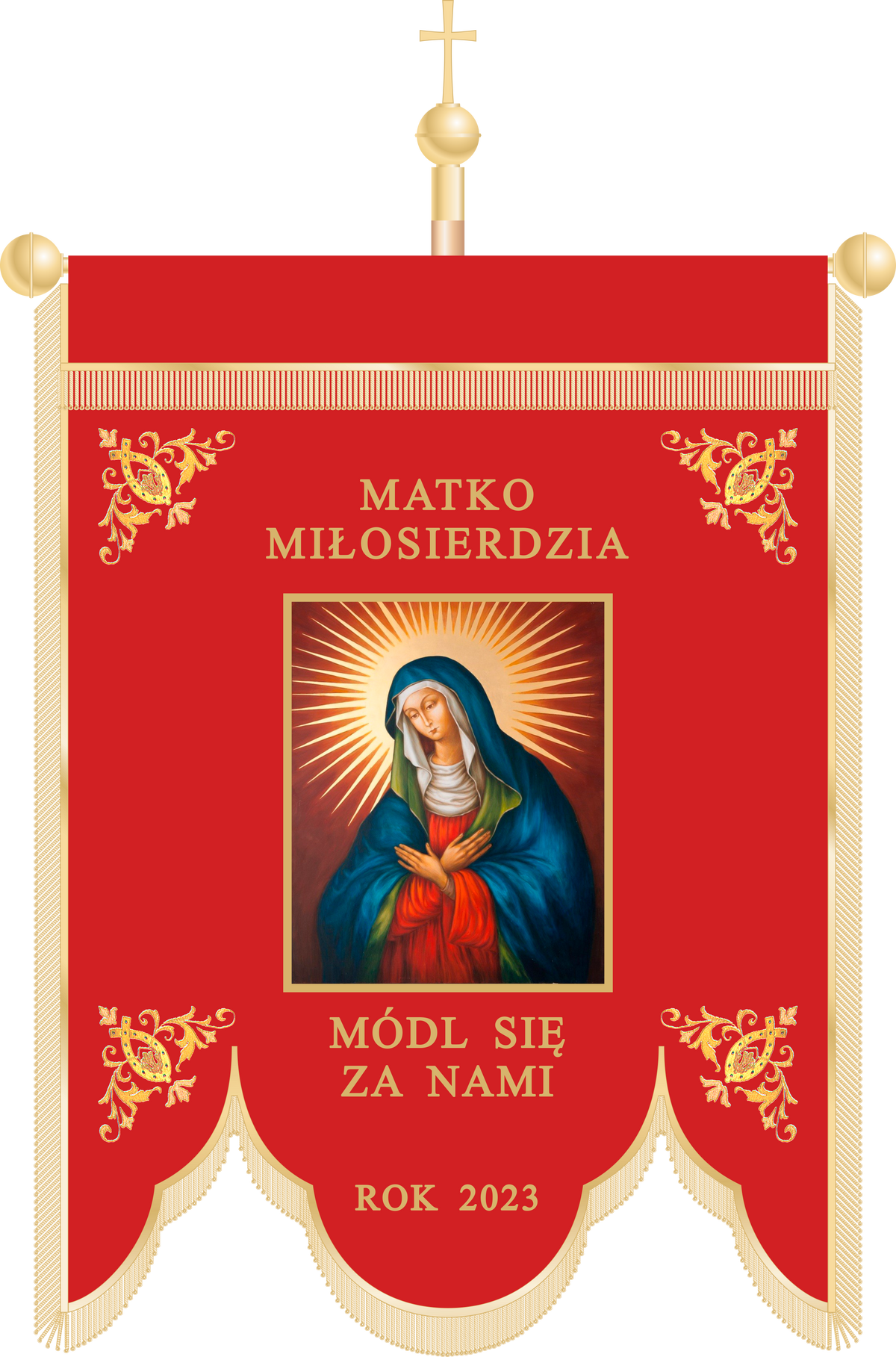 Chorągiew kościelna CHA 010