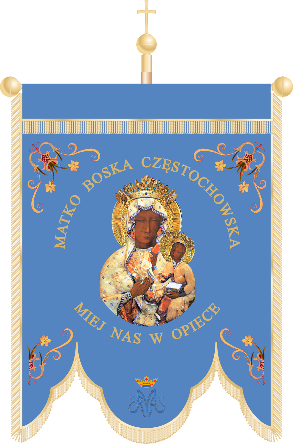 Chorągiew kościelna CHA 011