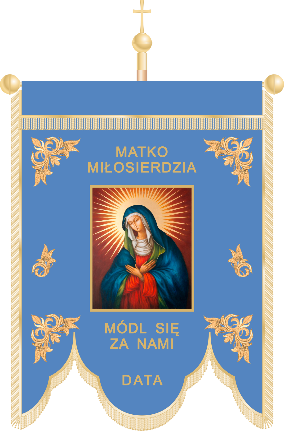 Chorągiew kościelna CHA 014